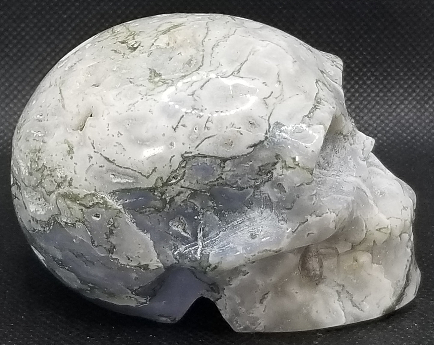 Moss Agate Skull (G)