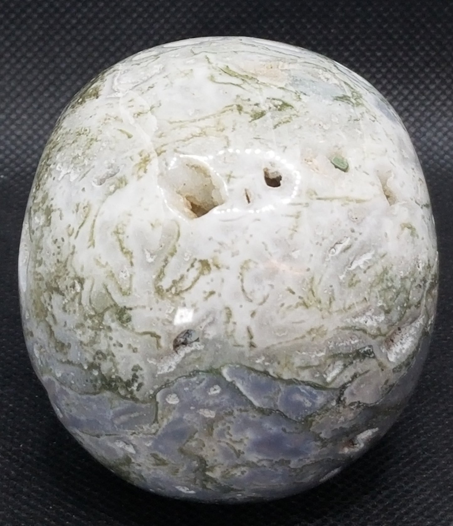 Moss Agate Skull (G)