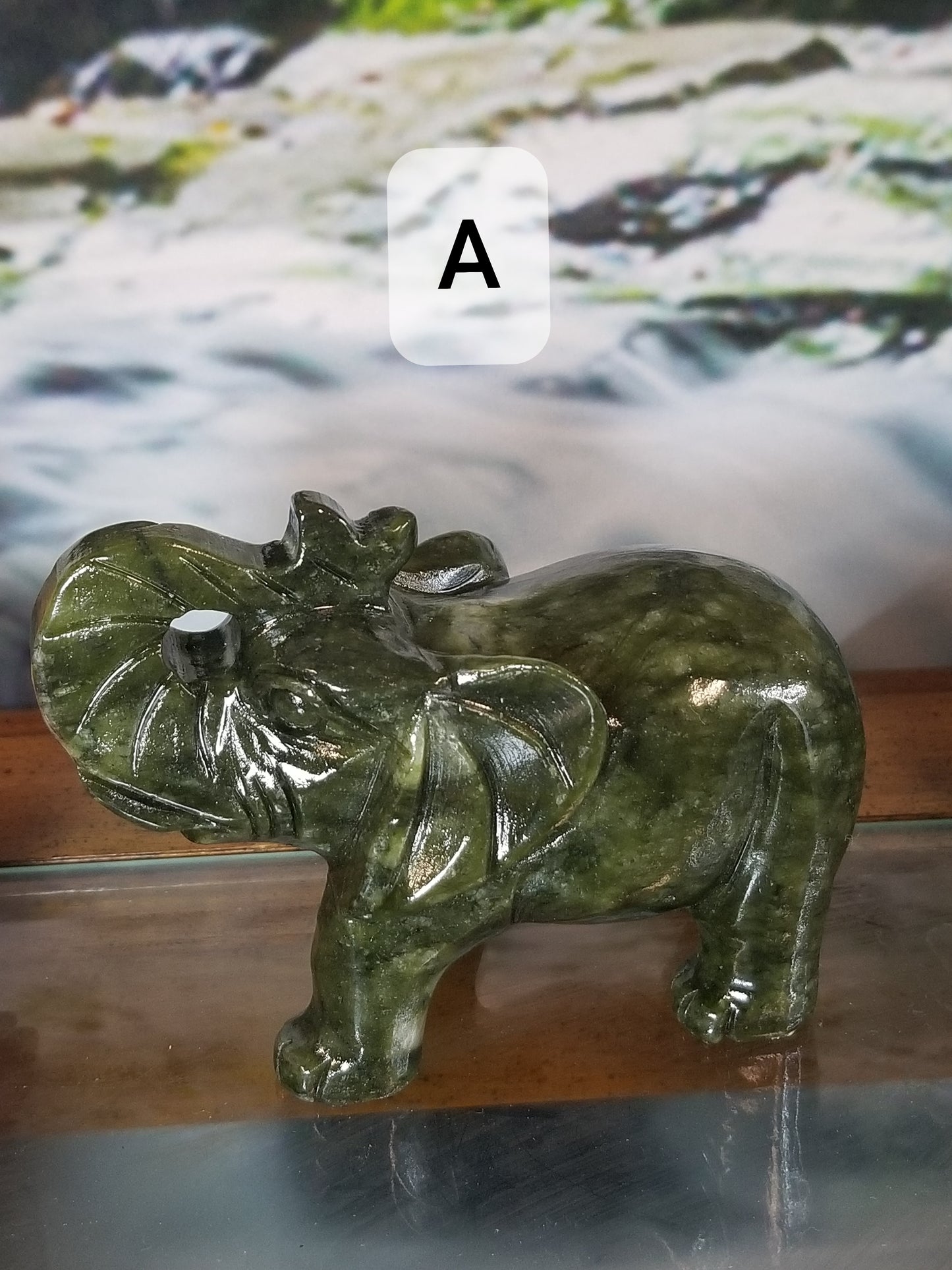 Green Jade Elephant