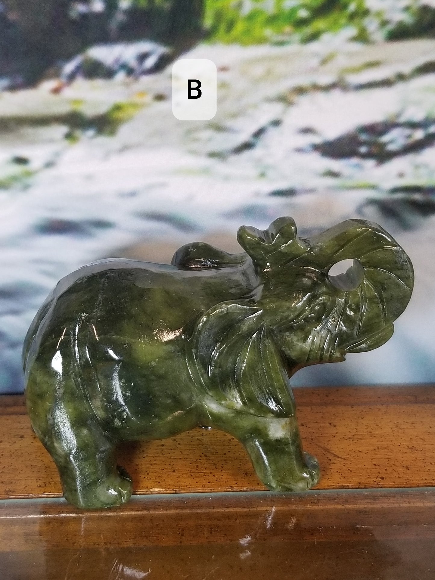 Green Jade Elephant