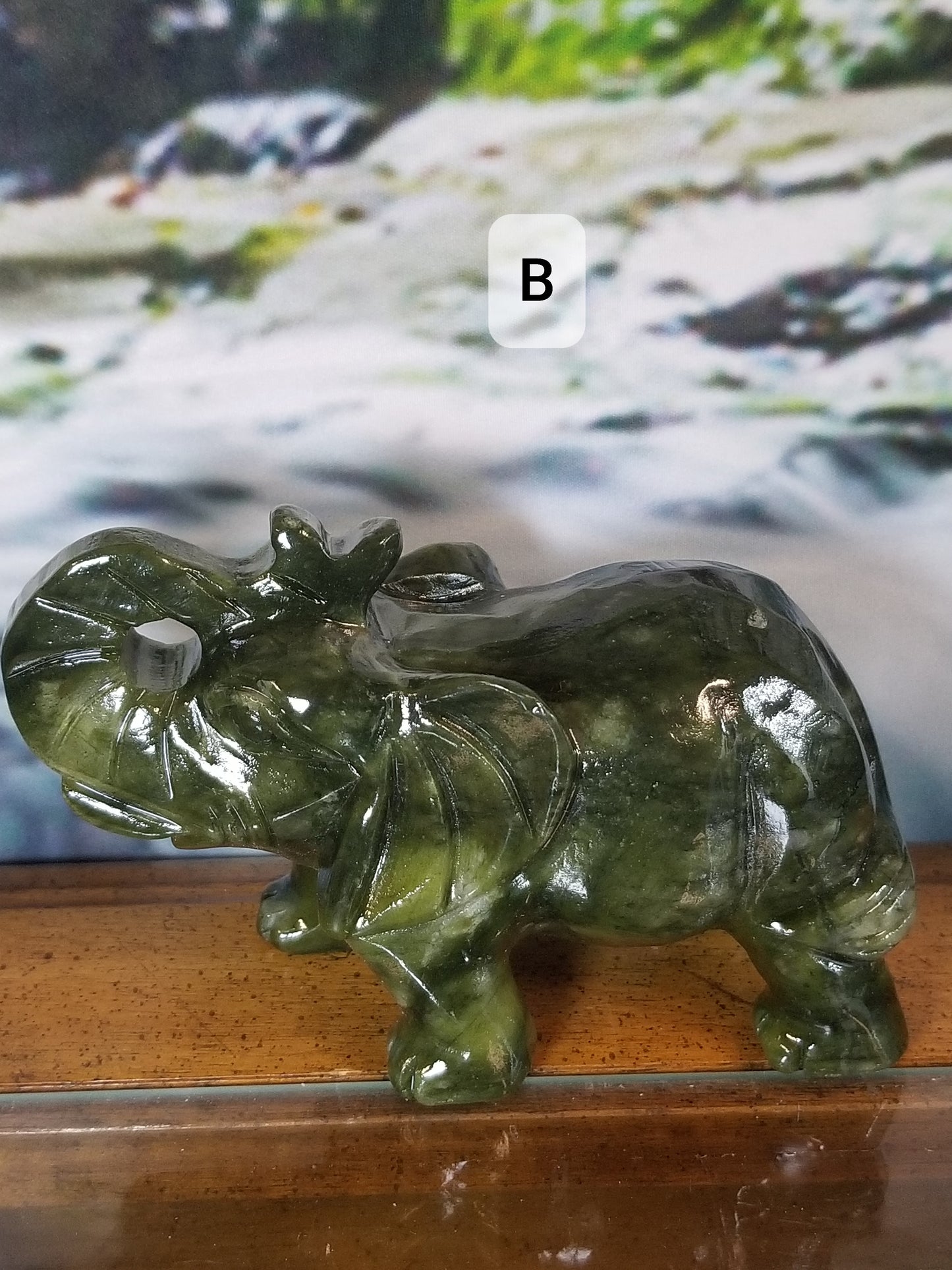Green Jade Elephant