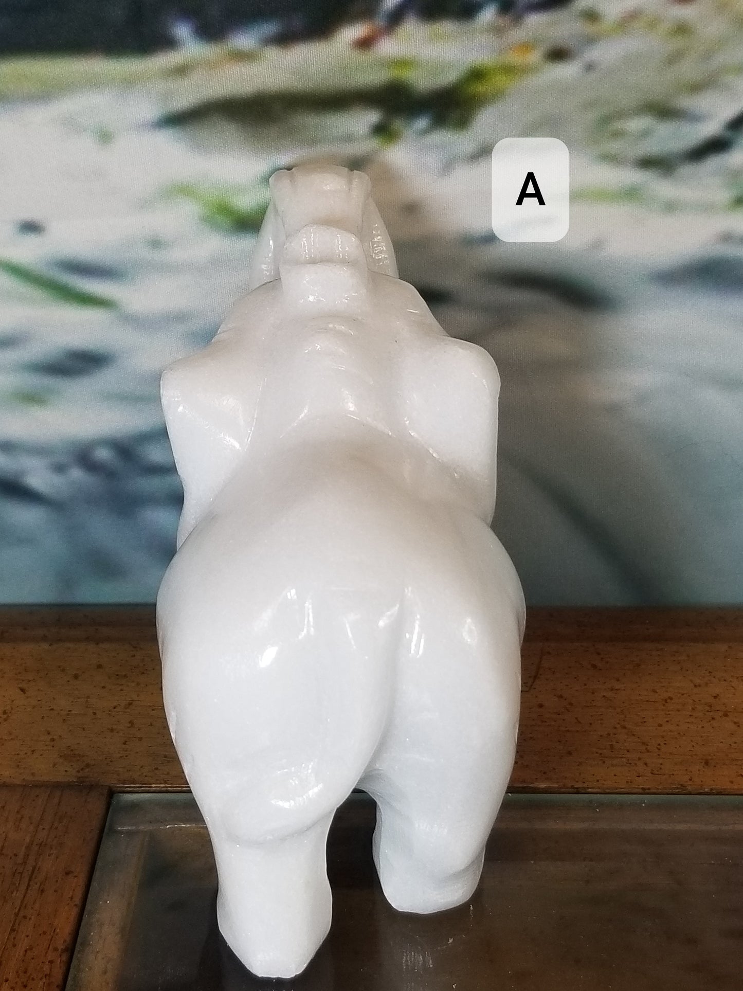 White Jade Elephant