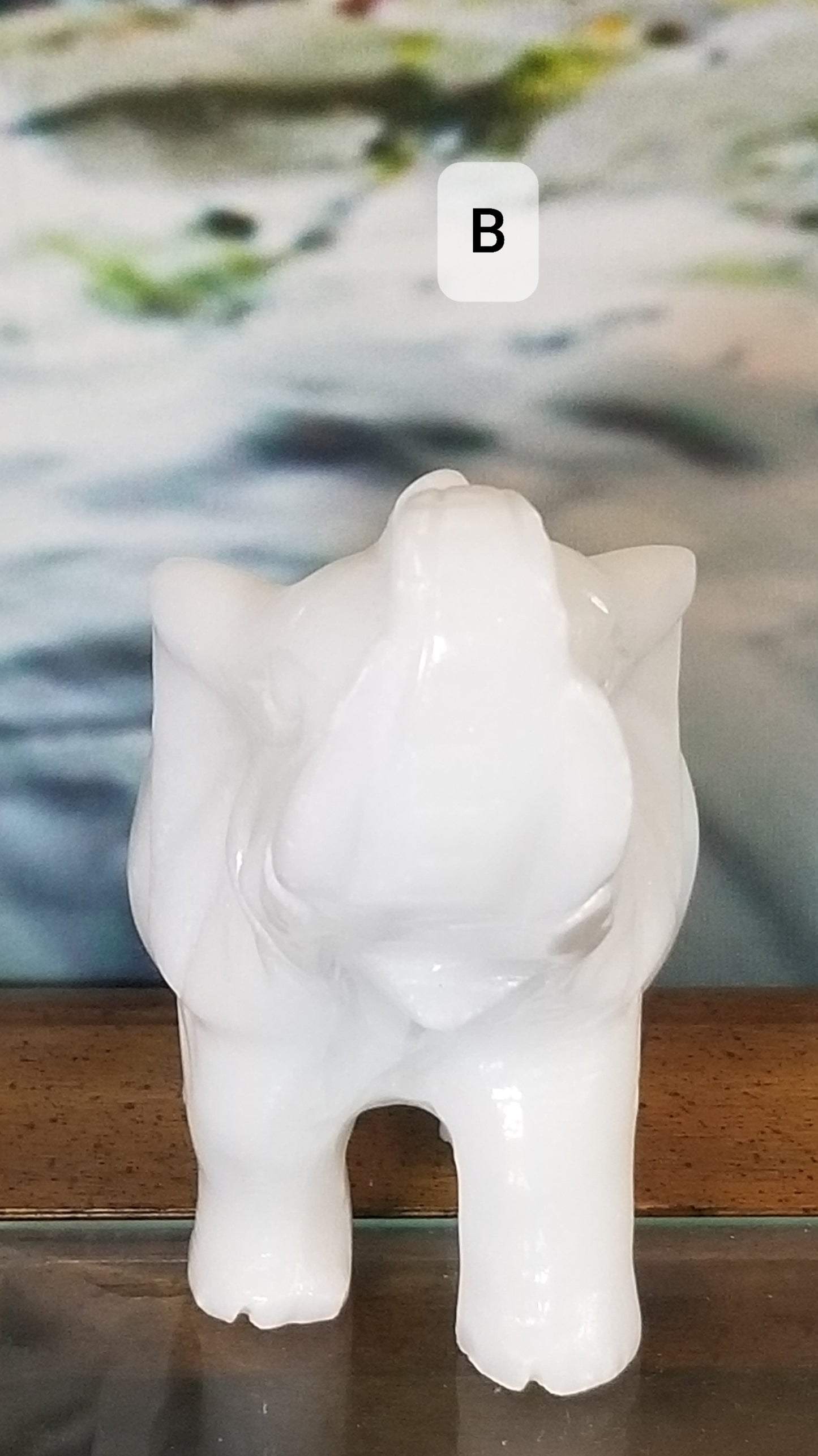 White Jade Elephant