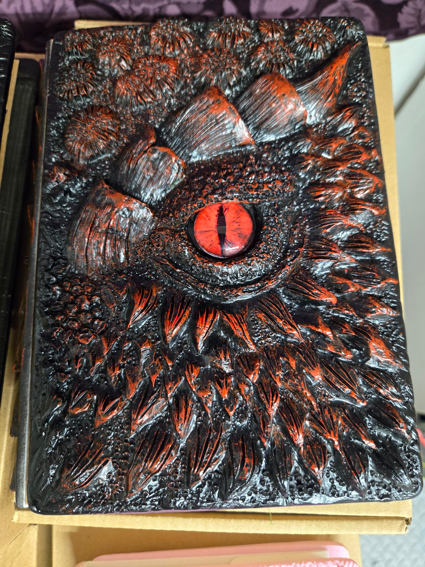 3D Dragon Eye Embossed Dragon Journal Writing Notebook