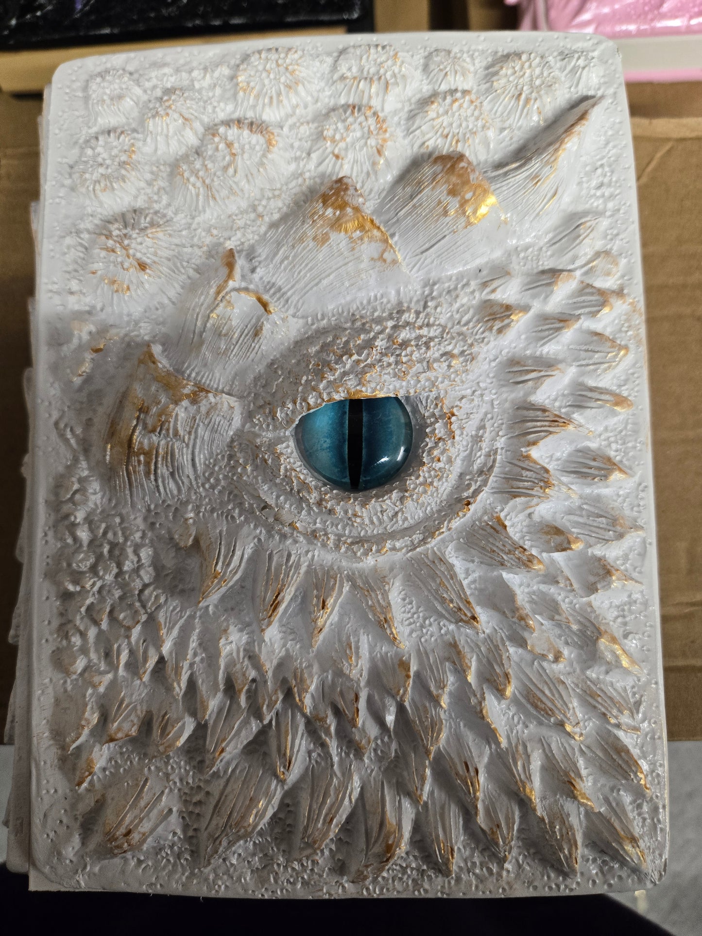 3D Dragon Eye Embossed Dragon Journal Writing Notebook