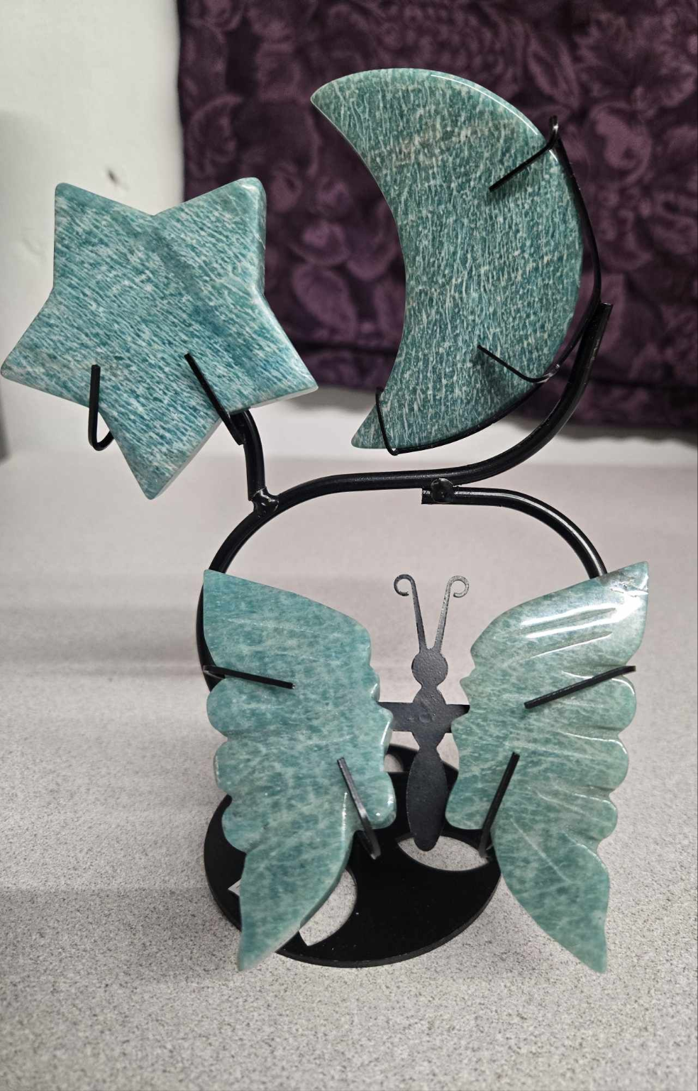 Butterfly, Moon and Star stand set