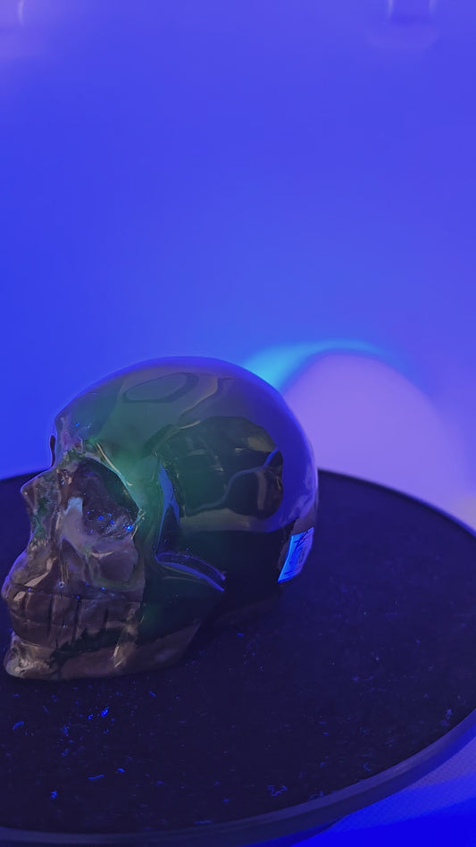 Volcanic Agate Skull F