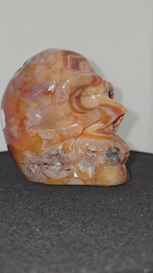 Carnelian Skull