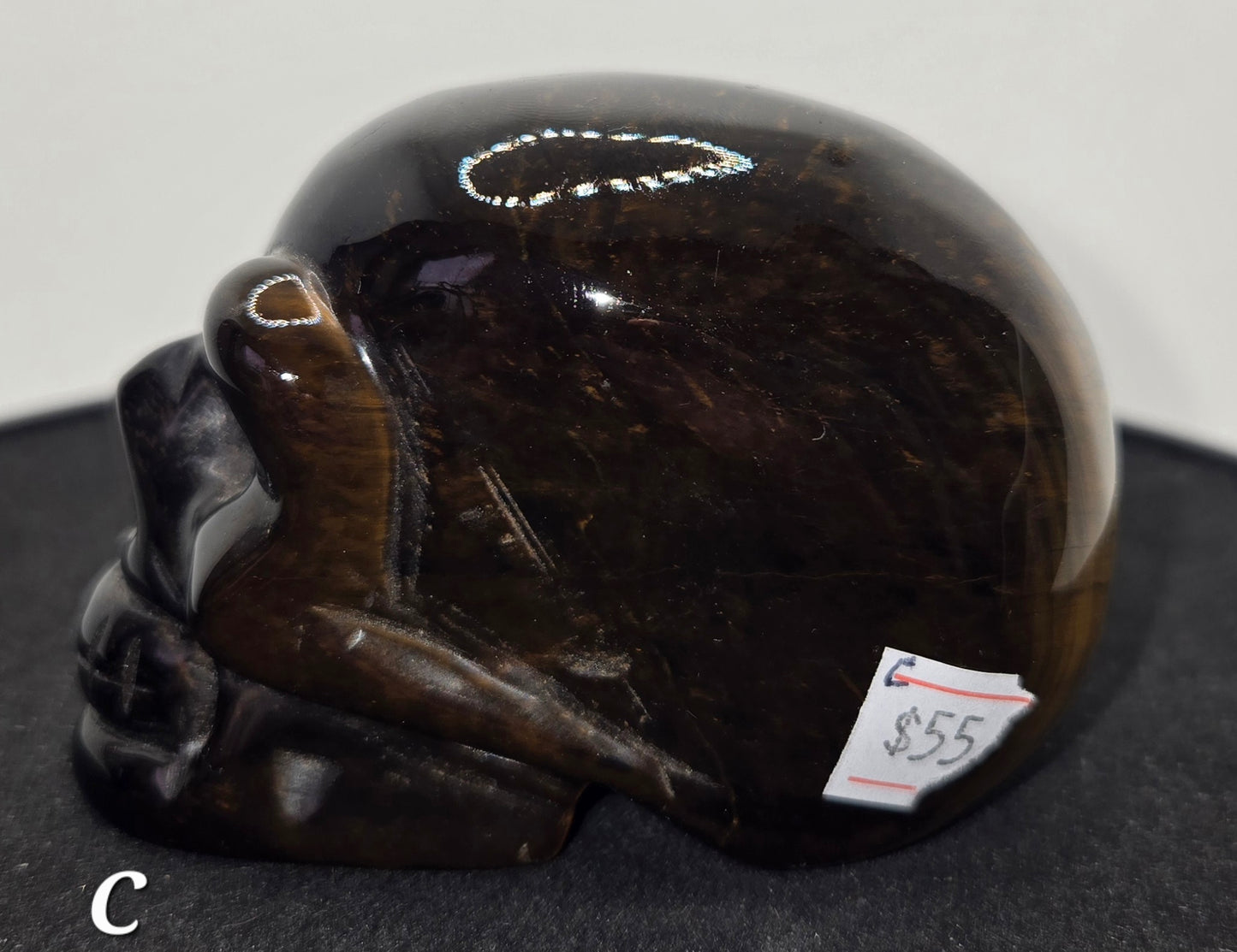 Tigers Eye Skull C