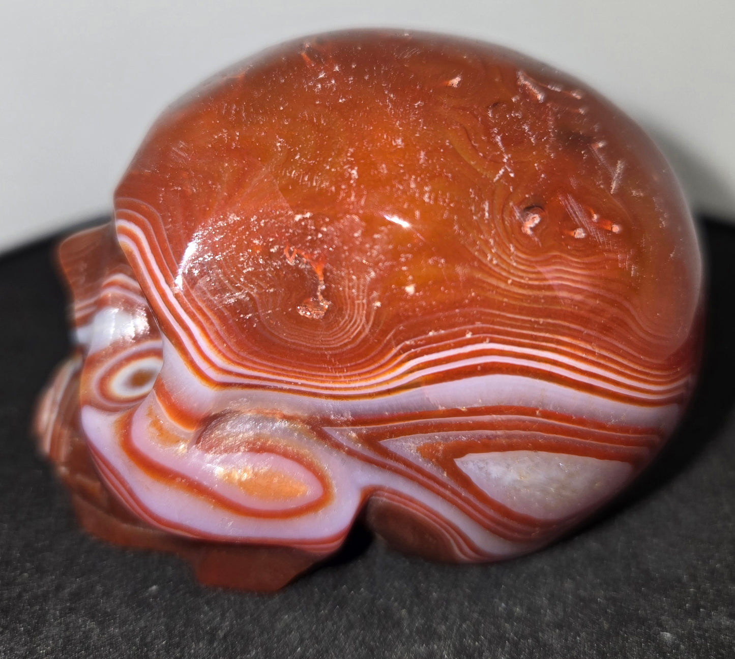 Carnelian Skull