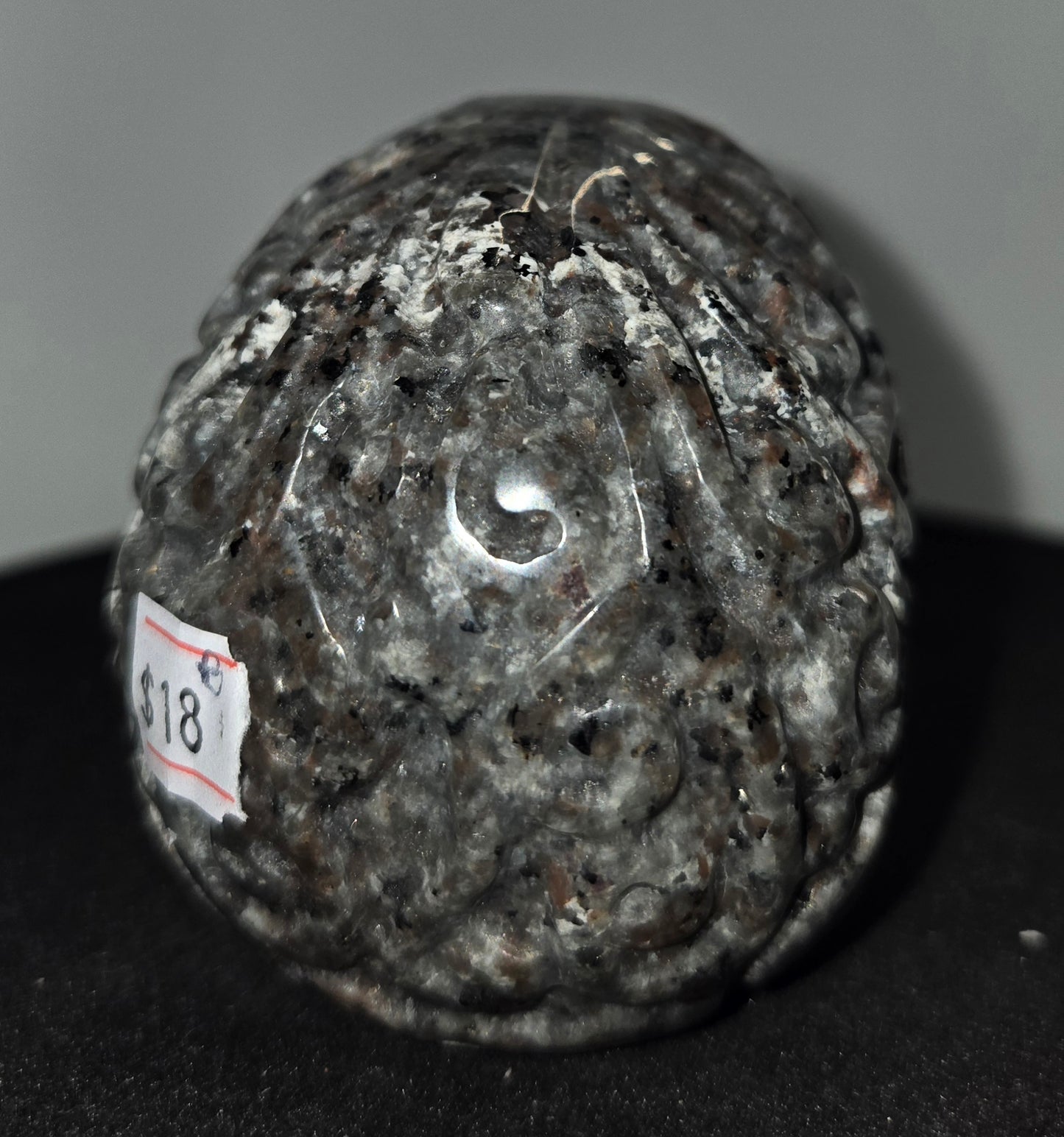 Yooperlite Skull with Design (UV Reactive) B
