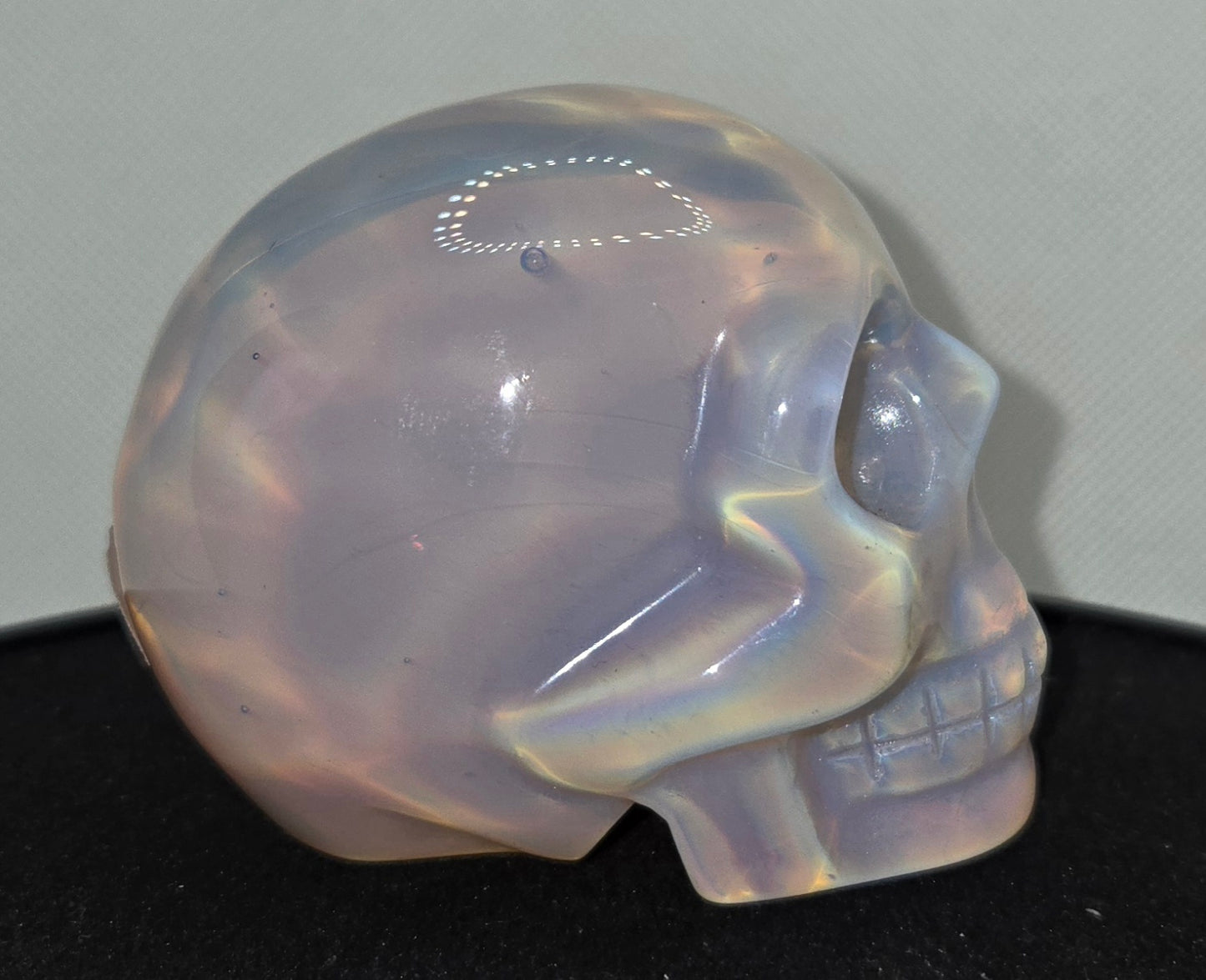 Pink Opalite Skull