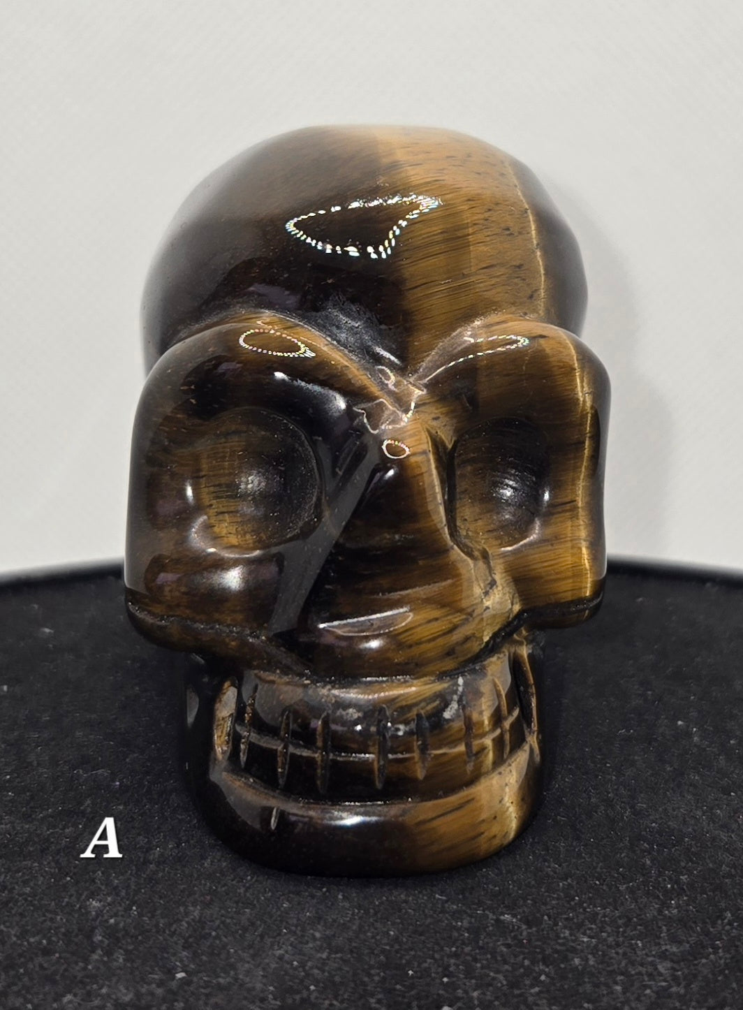 Tigers Eye Skull A