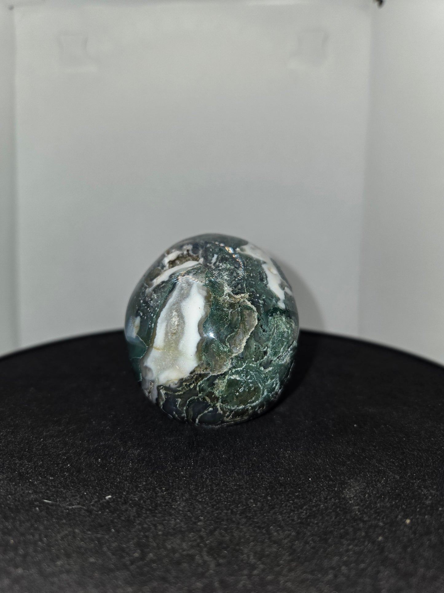 Moss Agate Skull I