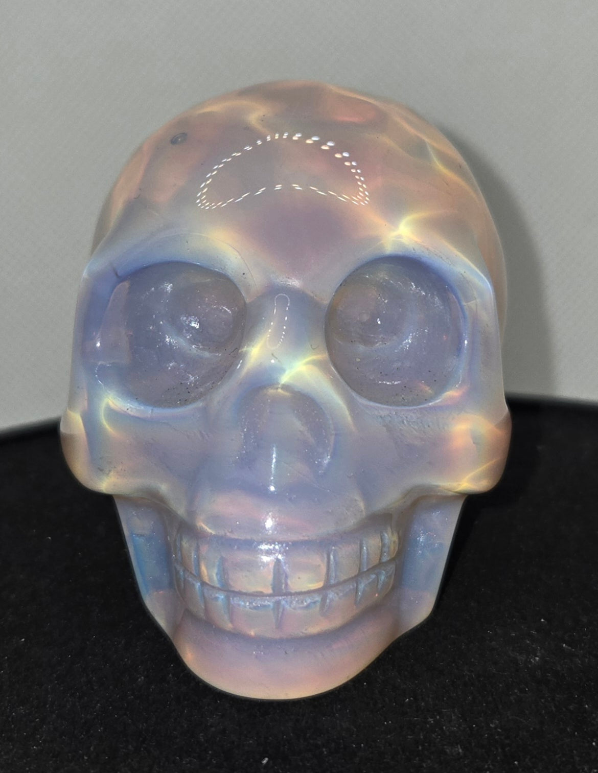 Pink Opalite Skull