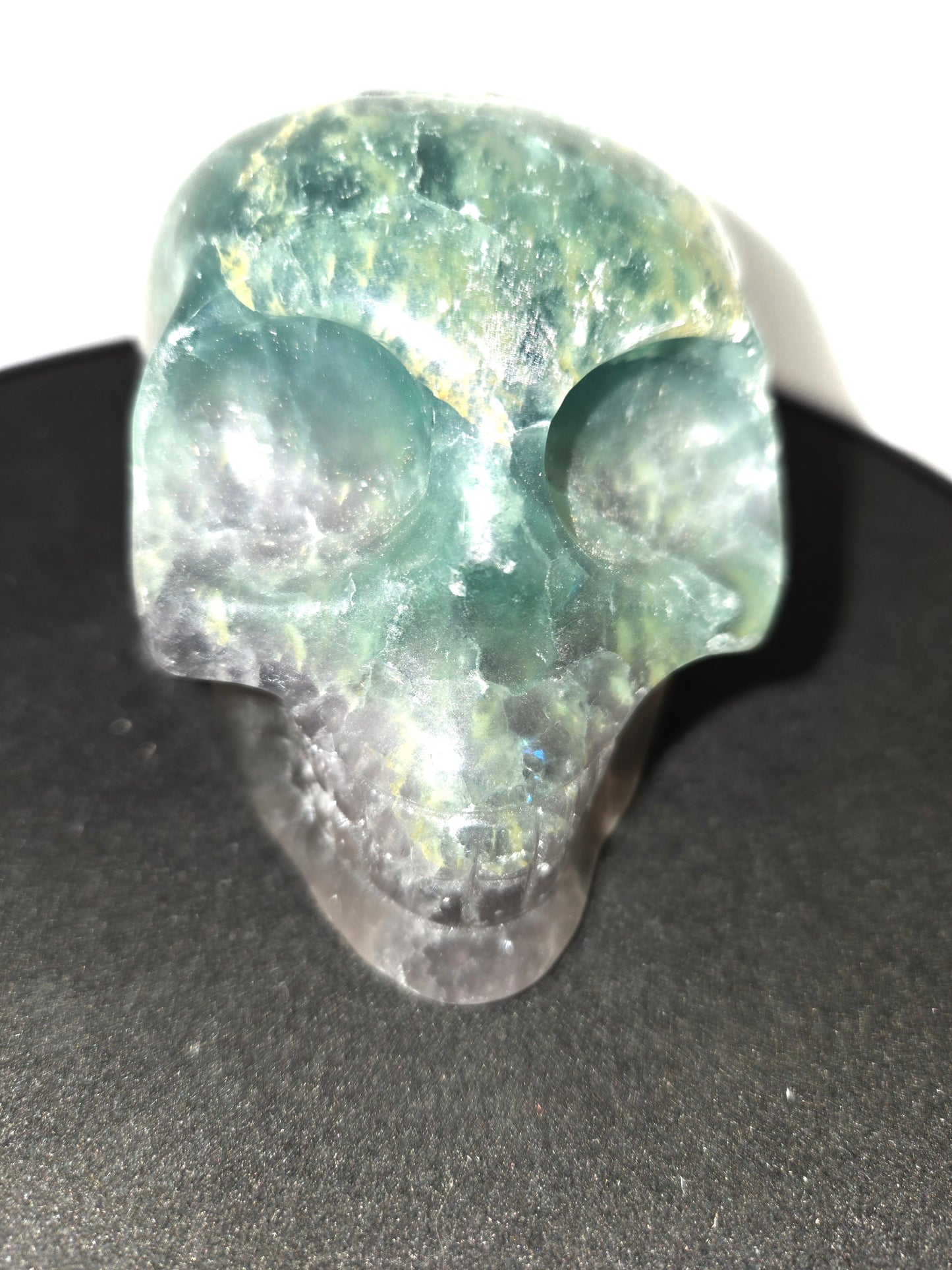 Fluorite Skull D