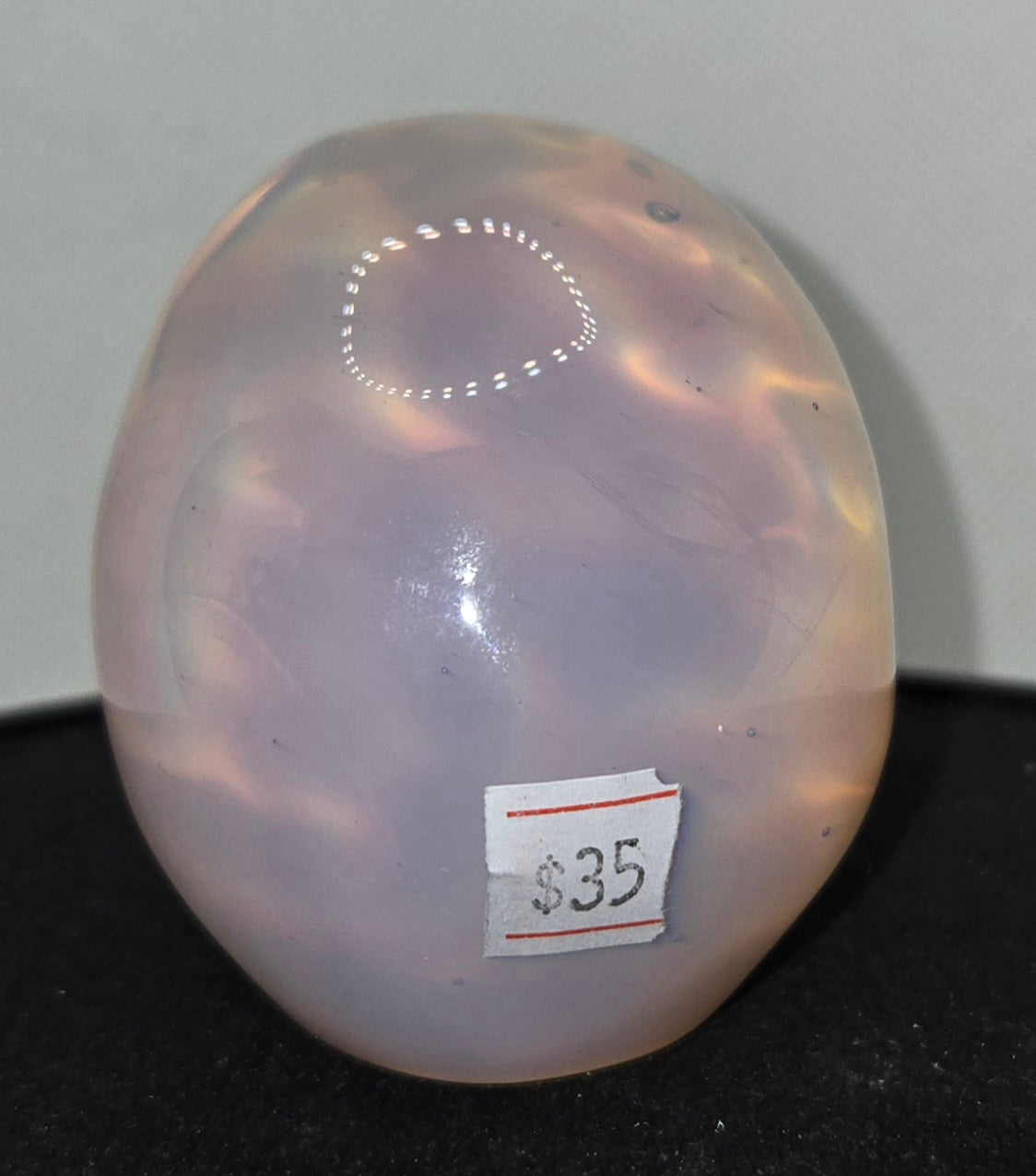 Pink Opalite Skull