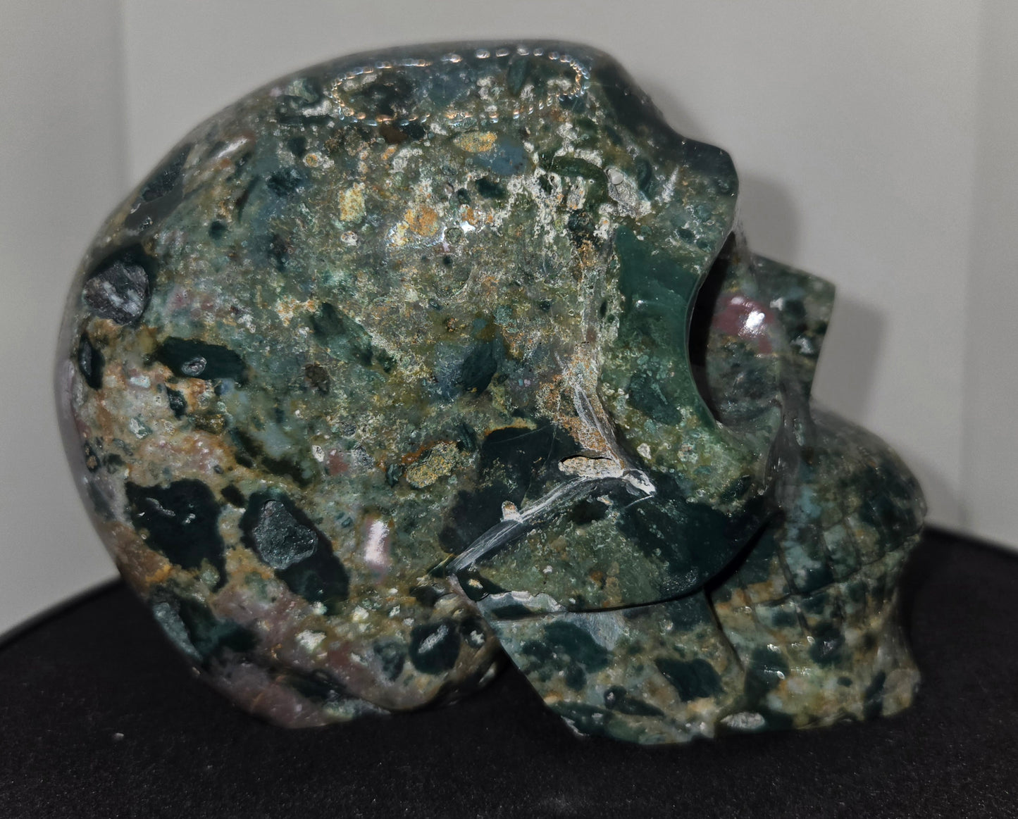 Ocean Jasper Skull