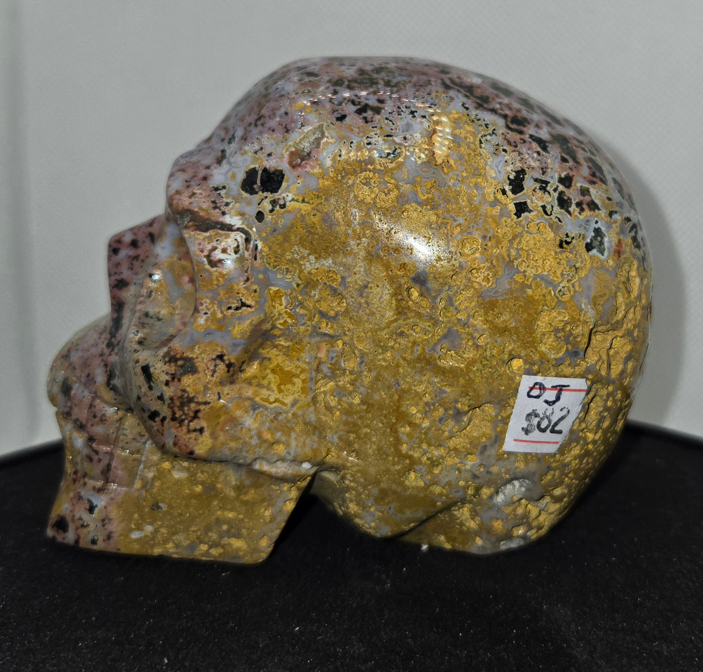 Ocean Jasper Skull