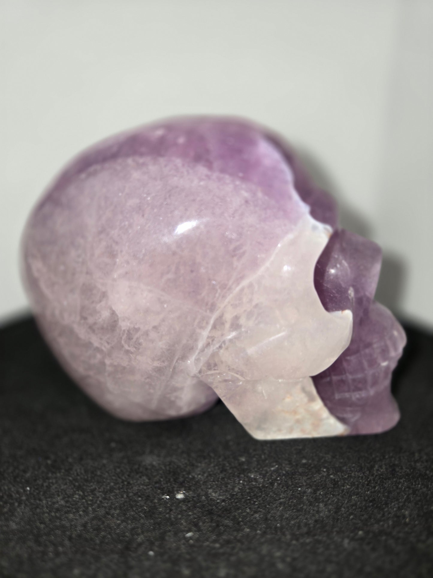 Purple Fluorite Skull B