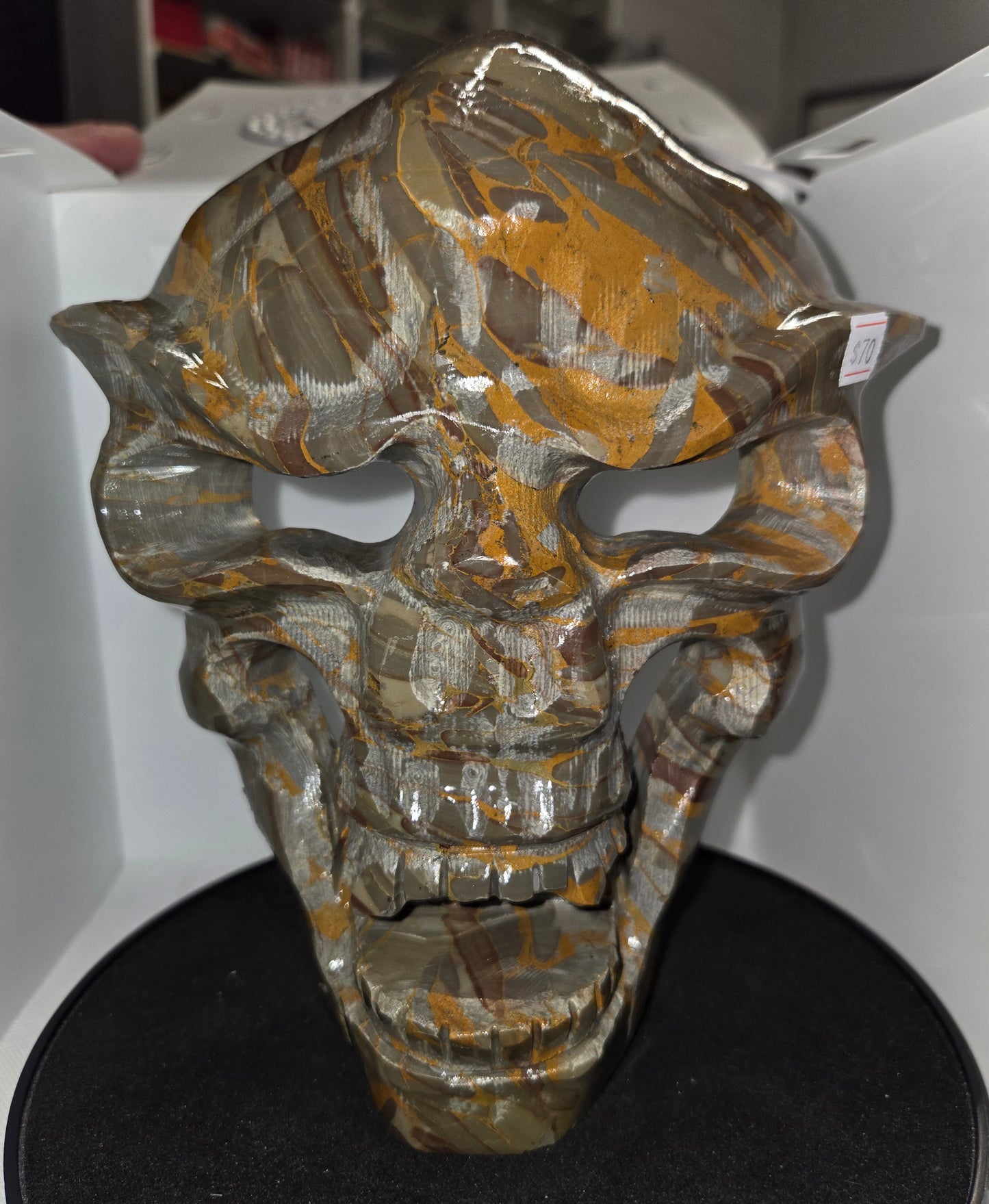 Bamboo Jasper Mask (small Chip)