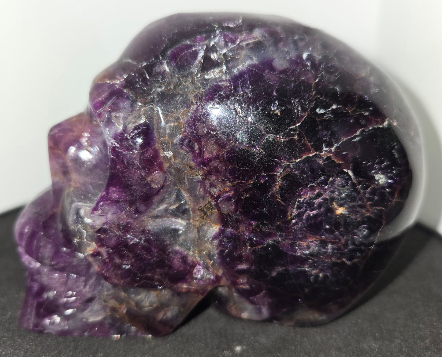 Flourite with Mica Skull C