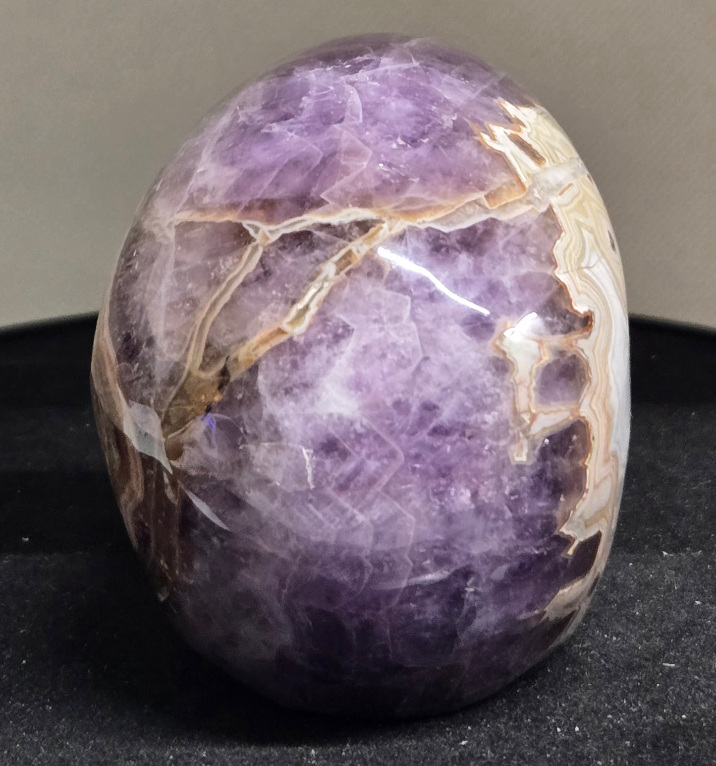 Amethyst Agate Skull