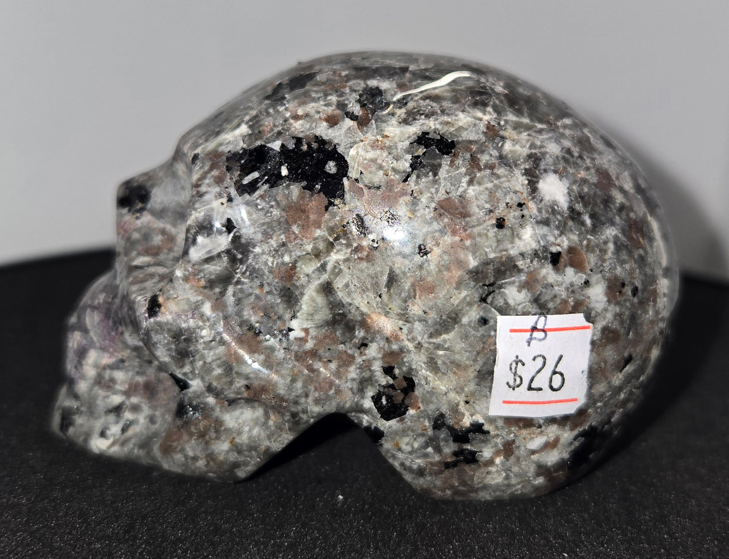Yooperlite Skull B (UV Reactive)