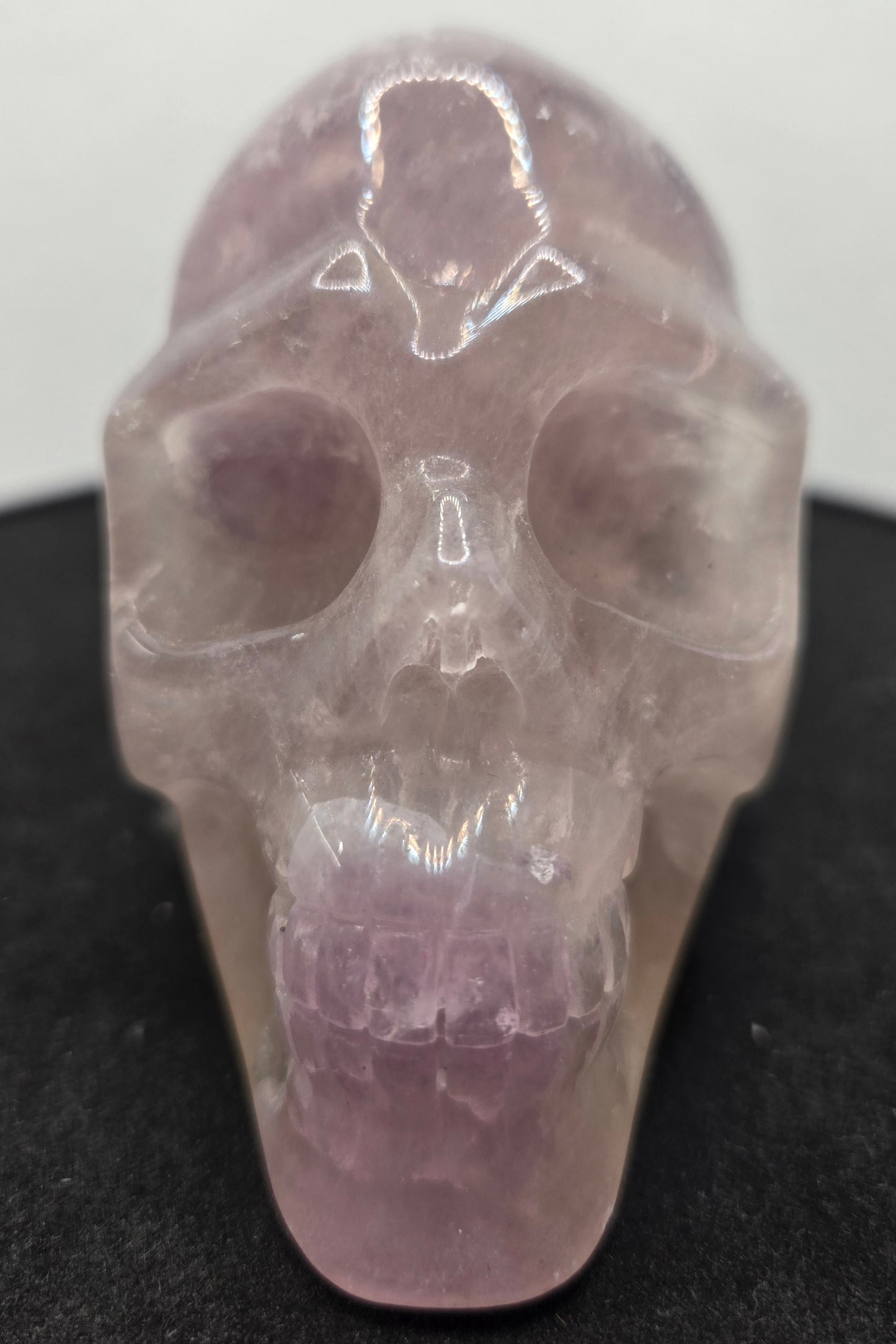 Purple Fluorite Skull E