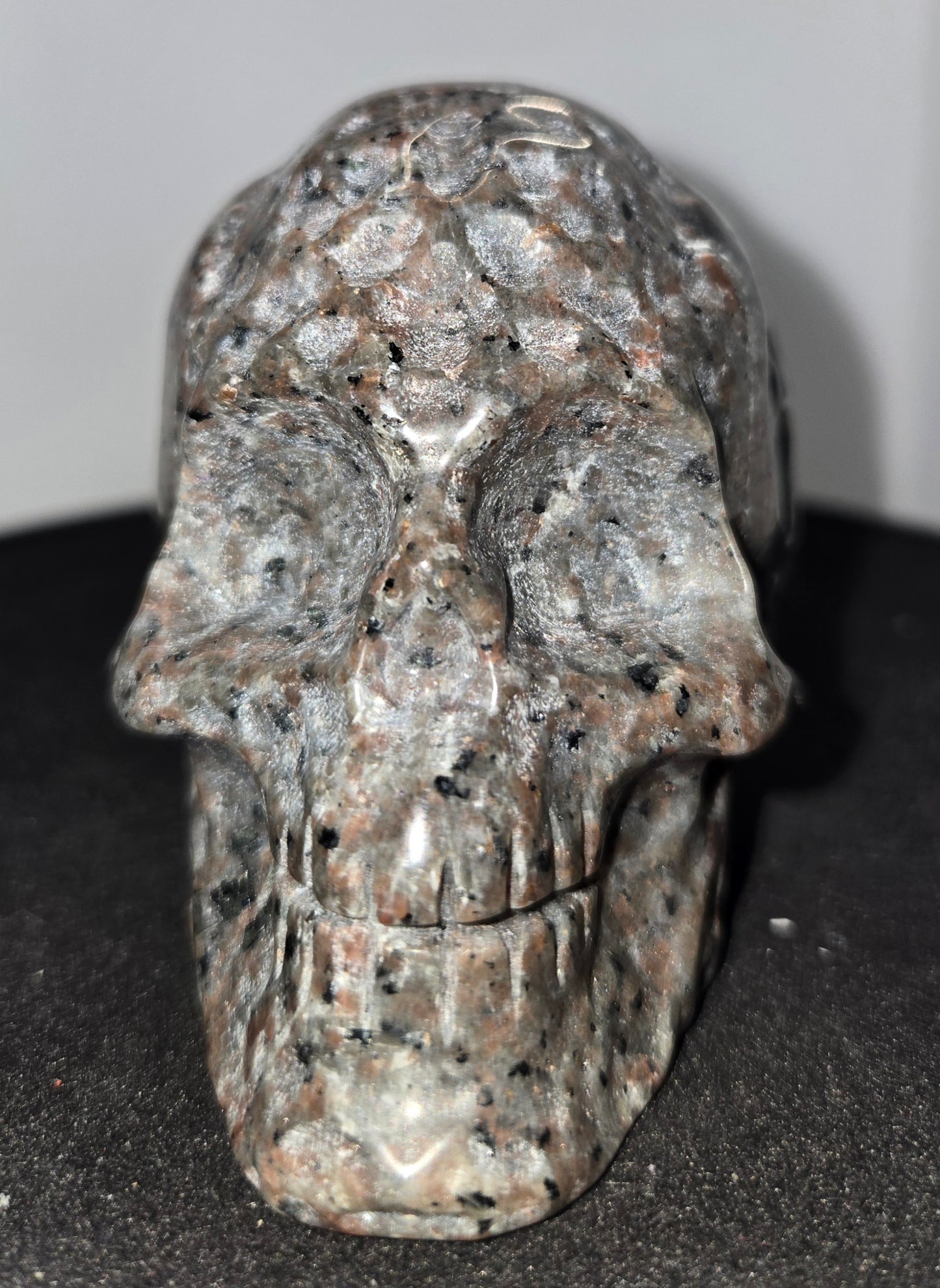 Yooperlite Skull with Design D (UV Reactive)