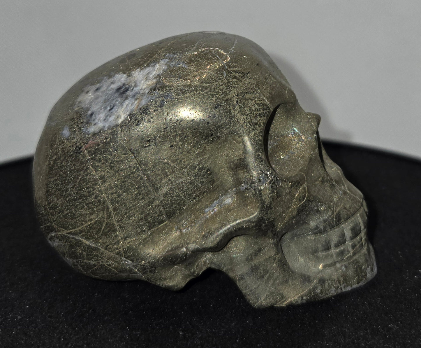 Pyrite Skull