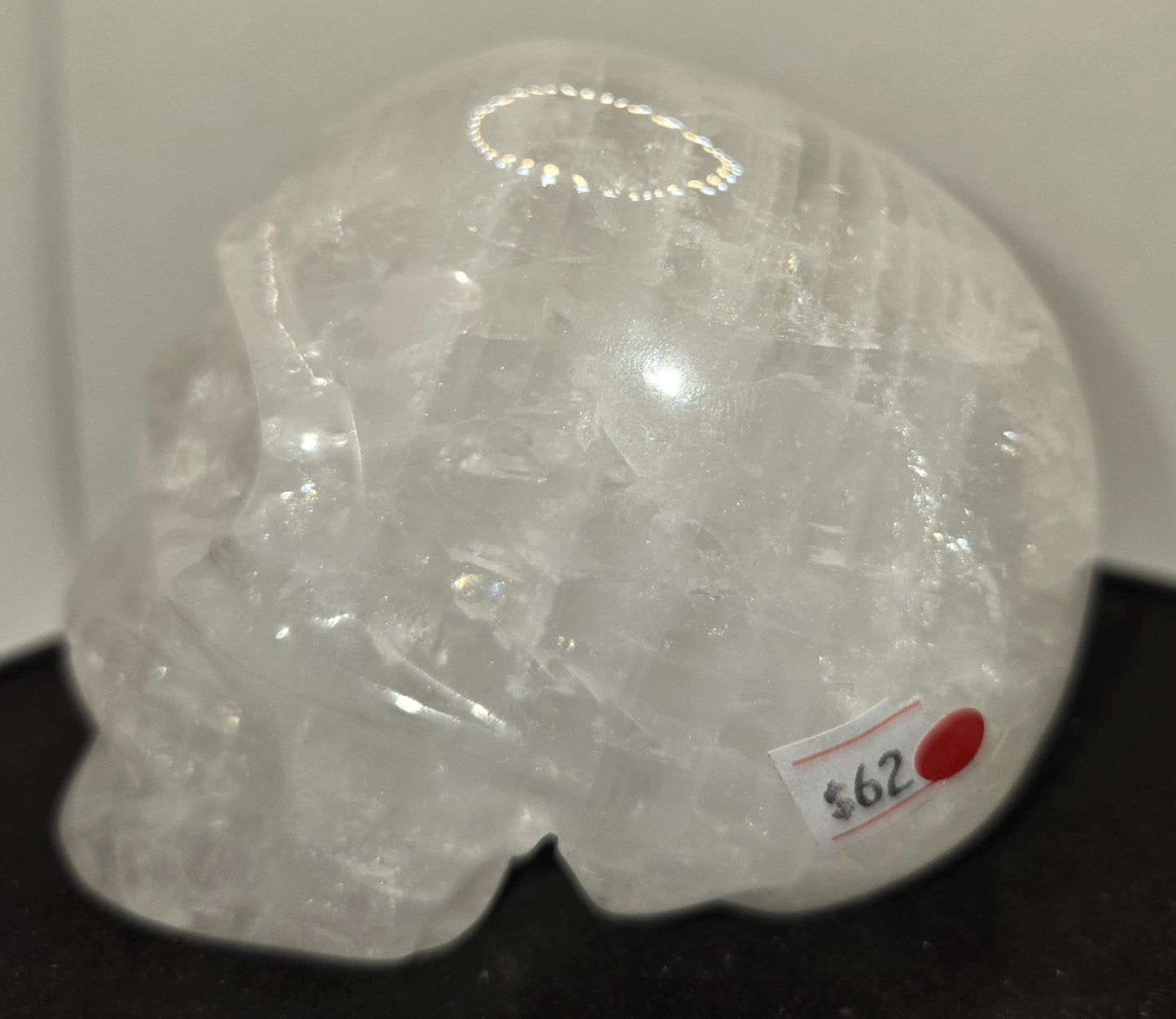 Quartz Skull with Rainbows