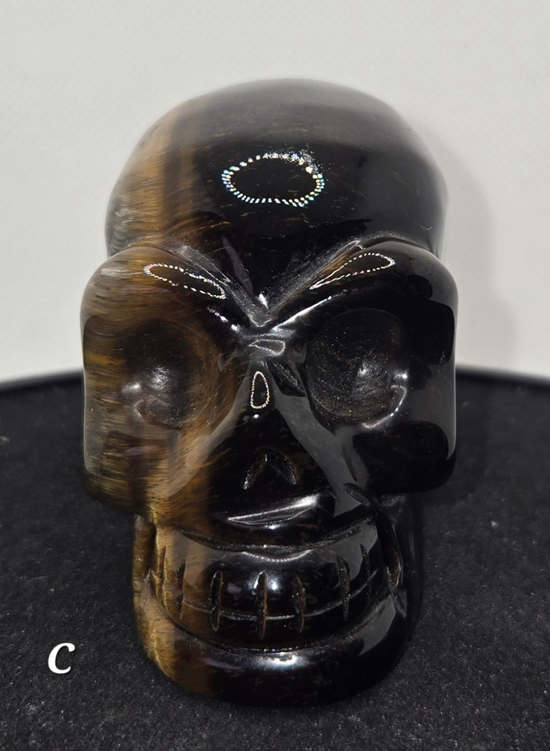 Tigers Eye Skull C