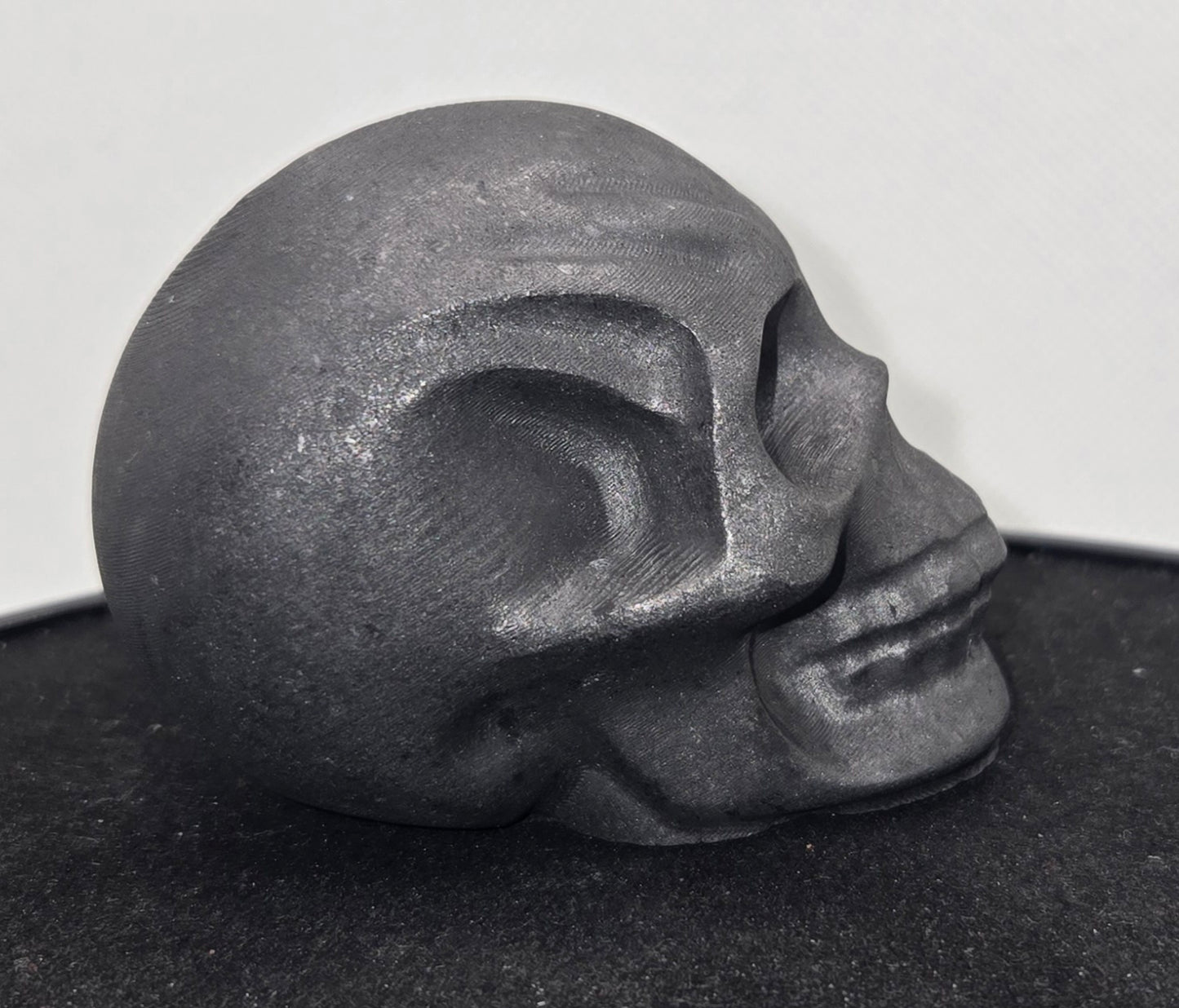 Shungite Skull