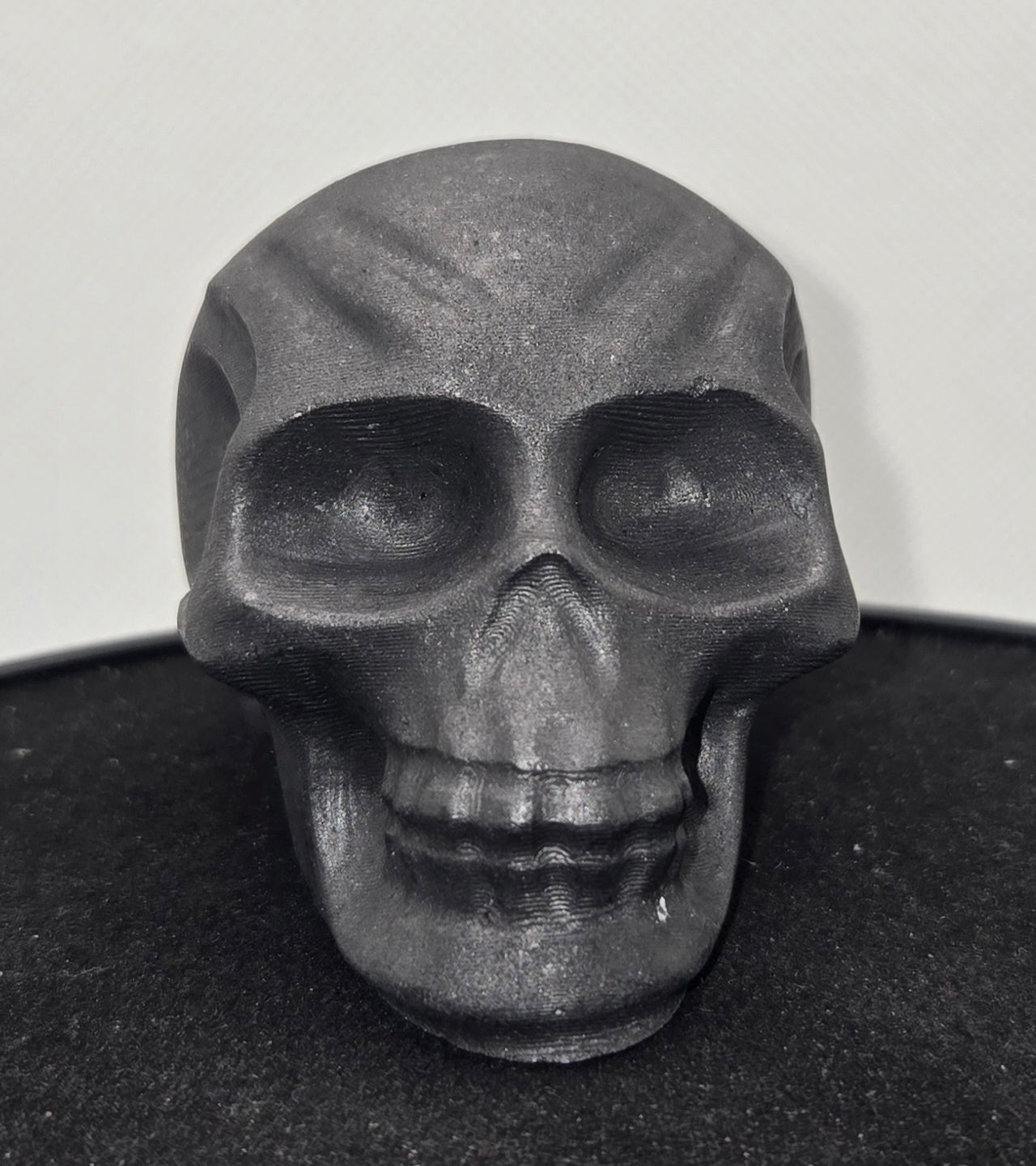 Shungite Skull