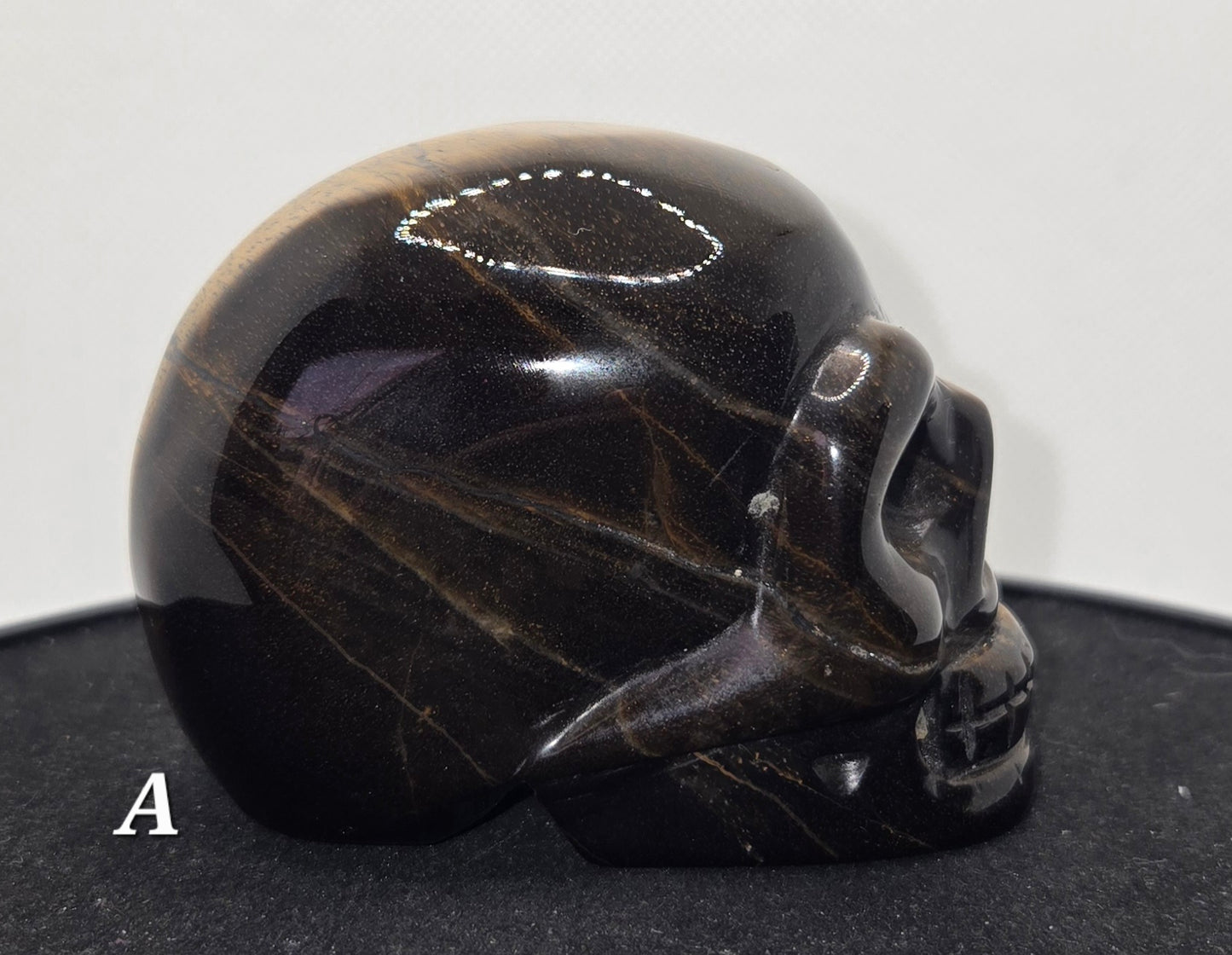 Tigers Eye Skull A