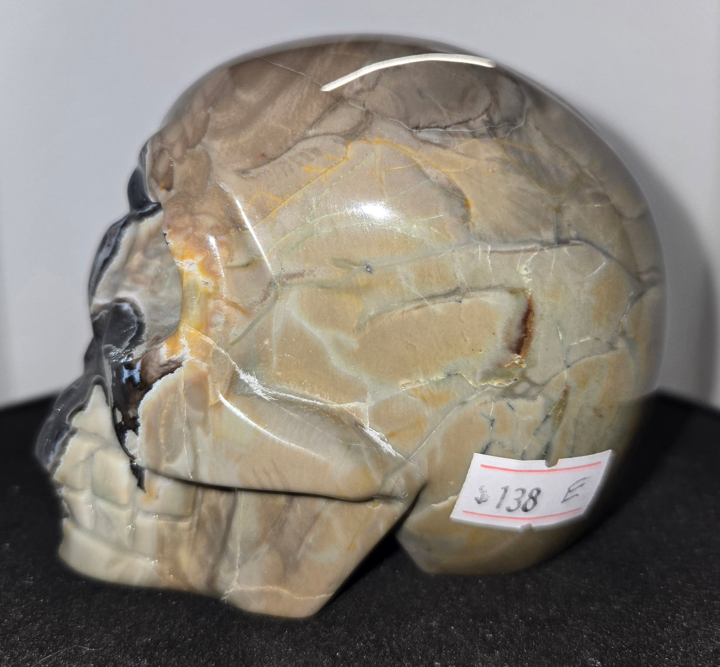 Volcanic Agate Skull E