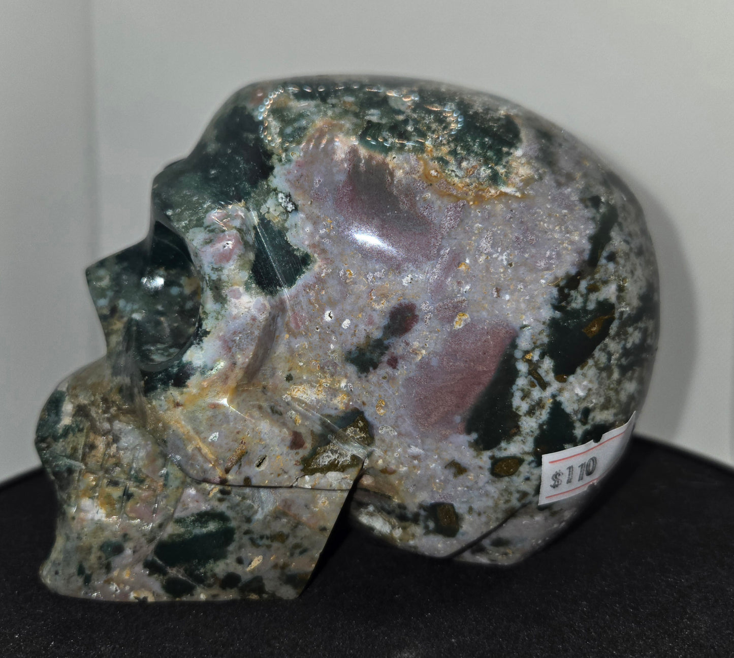 Ocean Jasper Skull