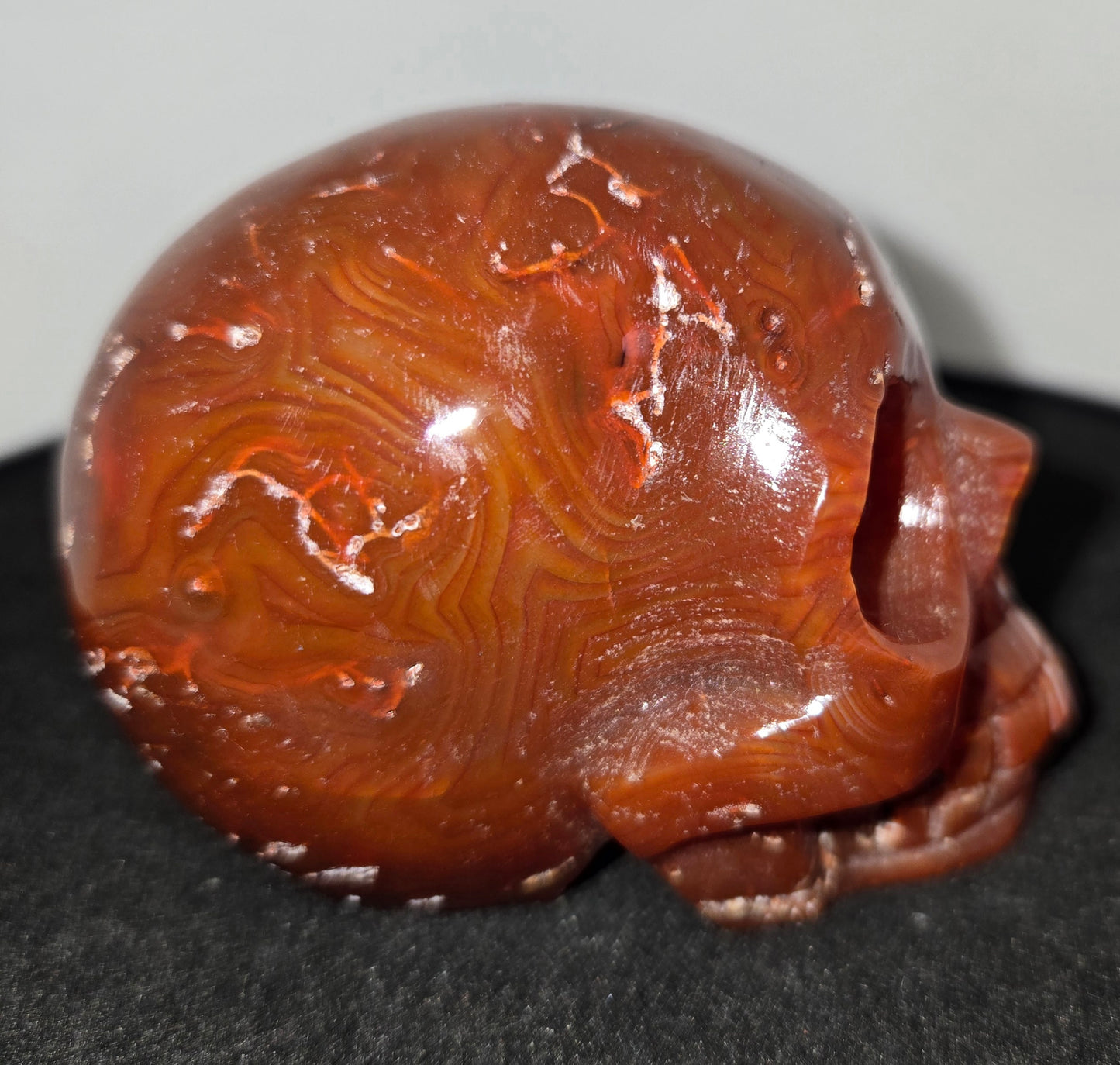 Carnelian Skull