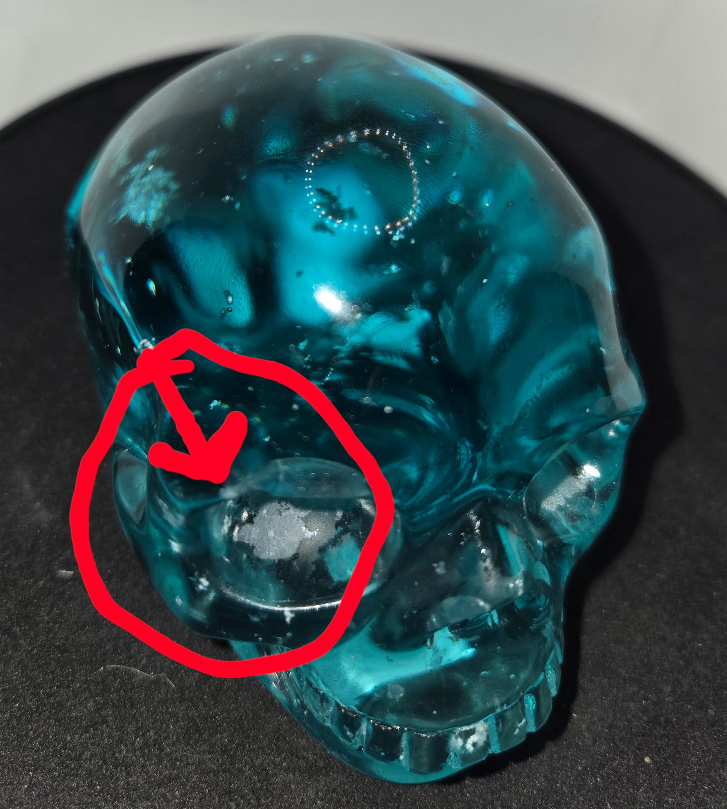 Blue Smelting Skull (chipped)