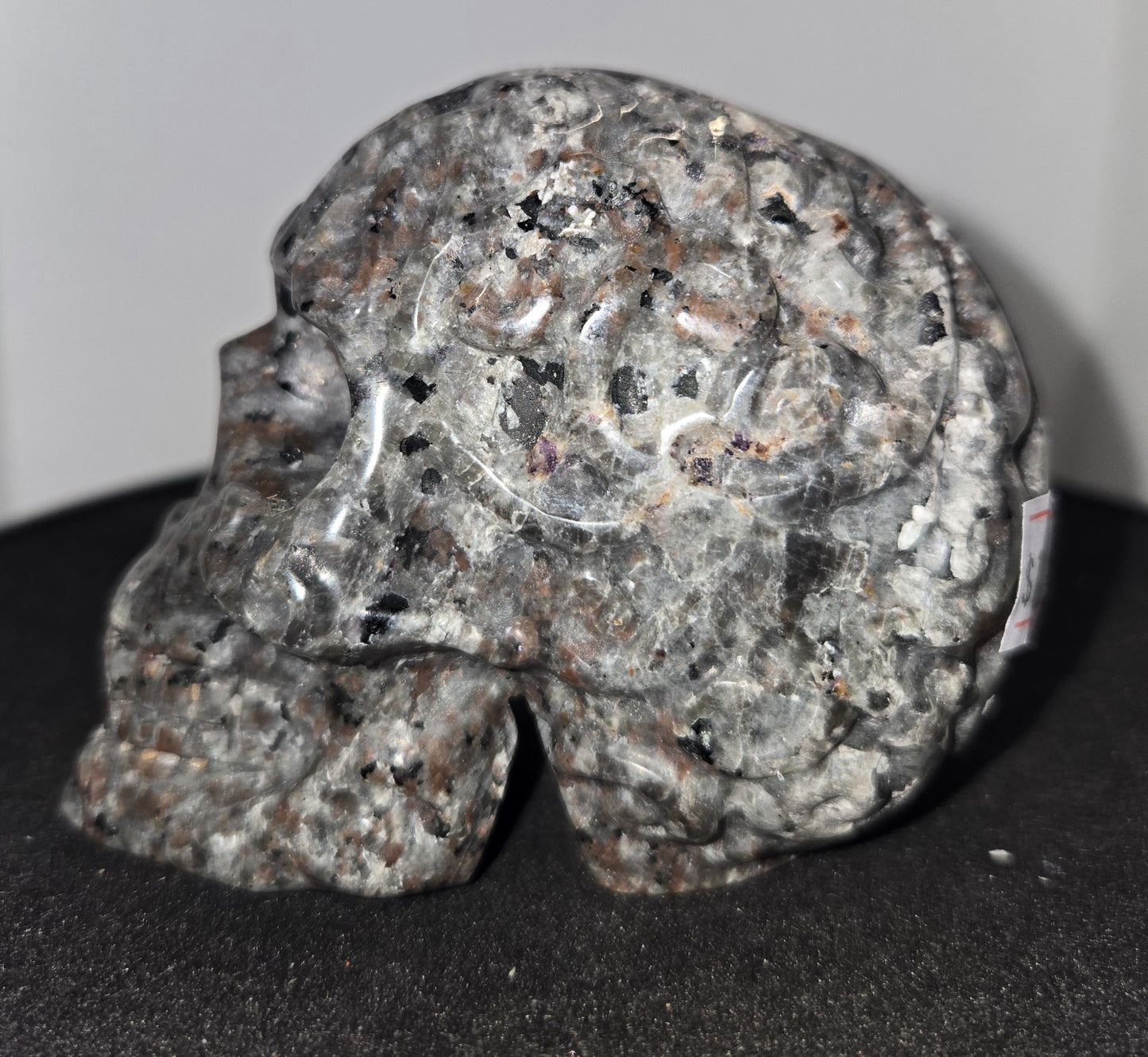 Yooperlite Skull with Design (UV Reactive) B