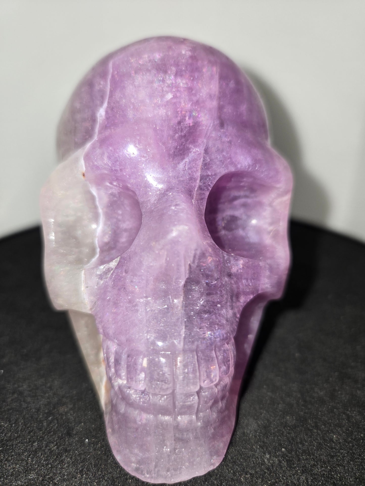 Purple Fluorite Skull B