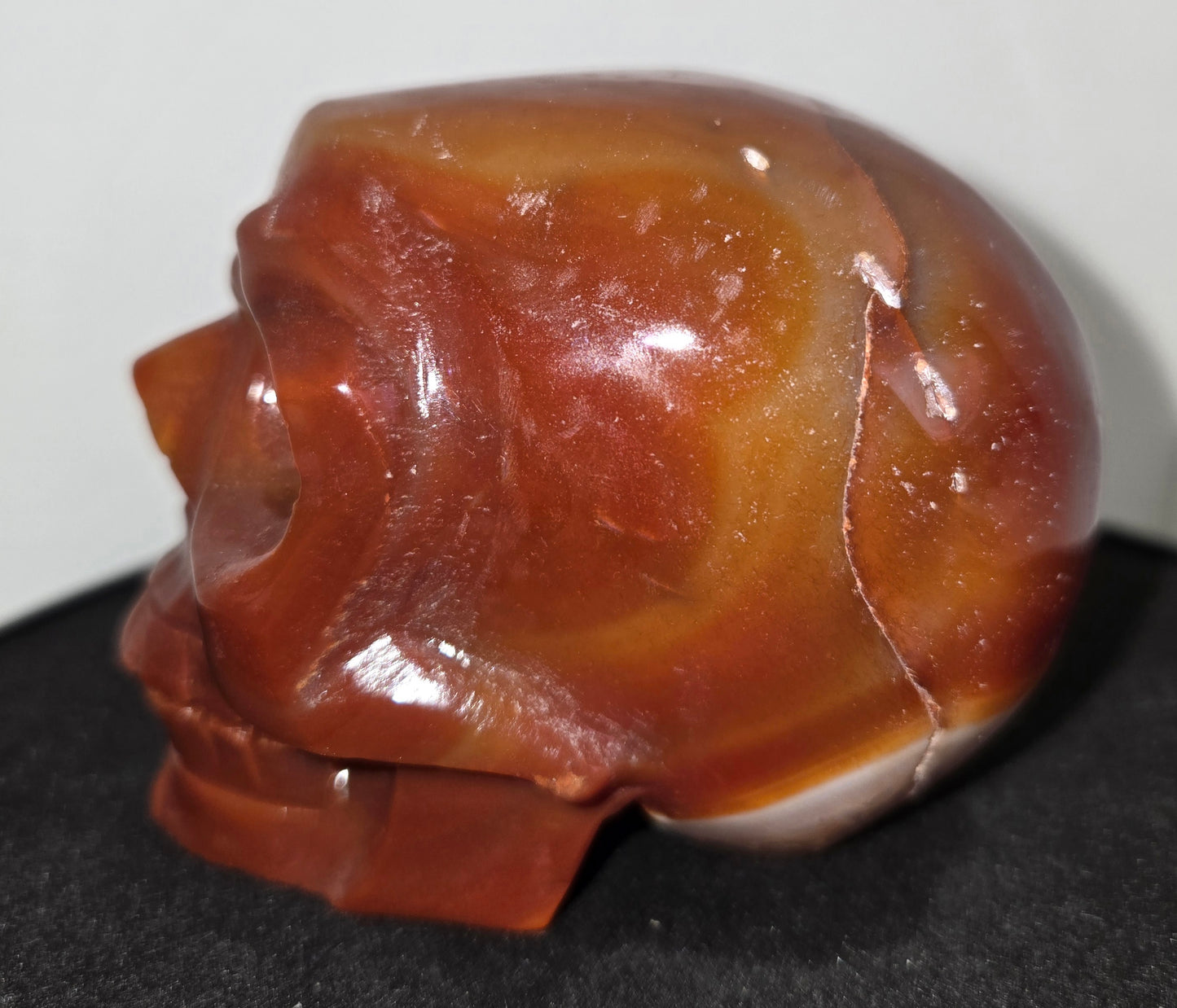 Carnelian Skull