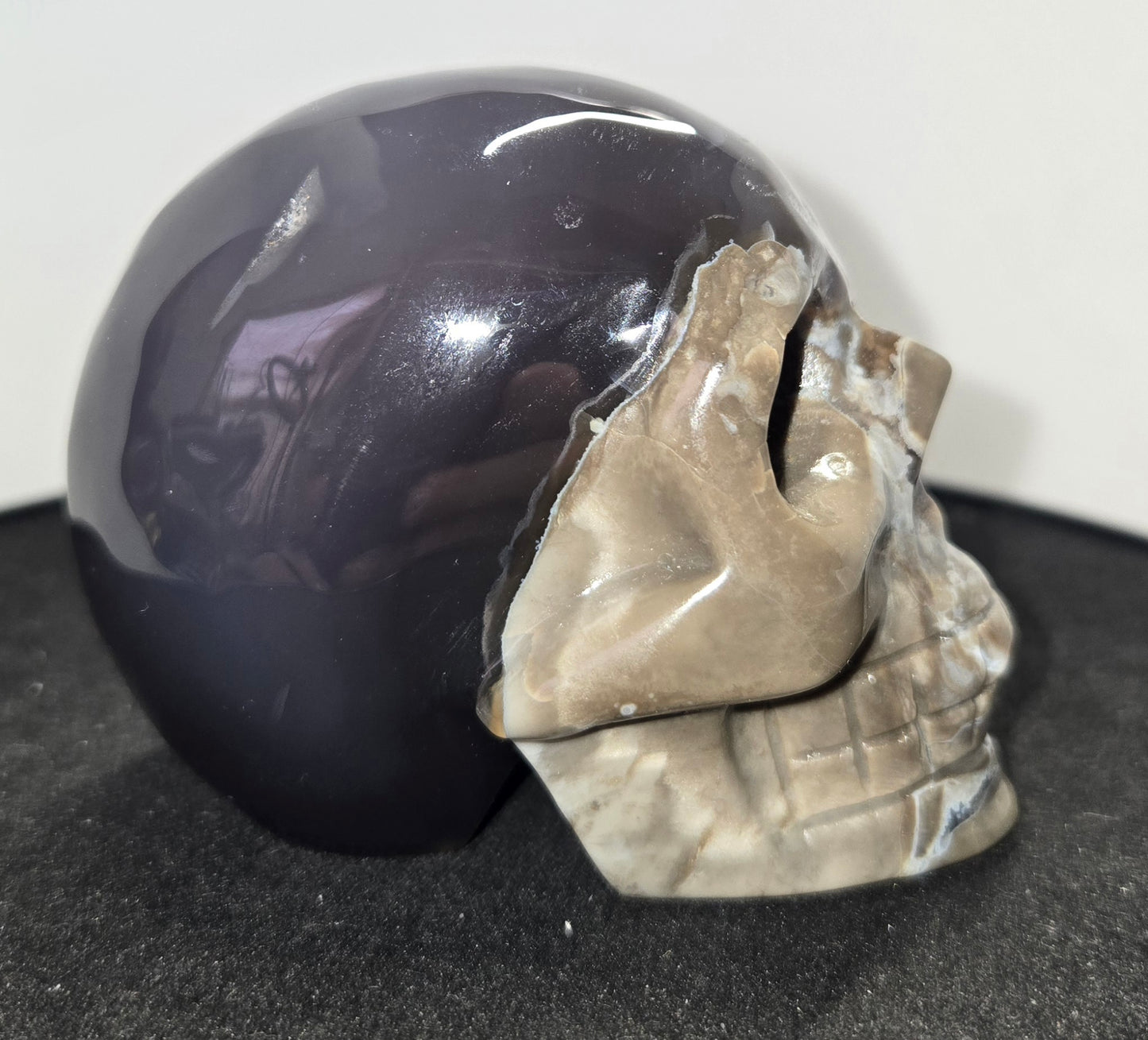 Volcanic Agate Skull F