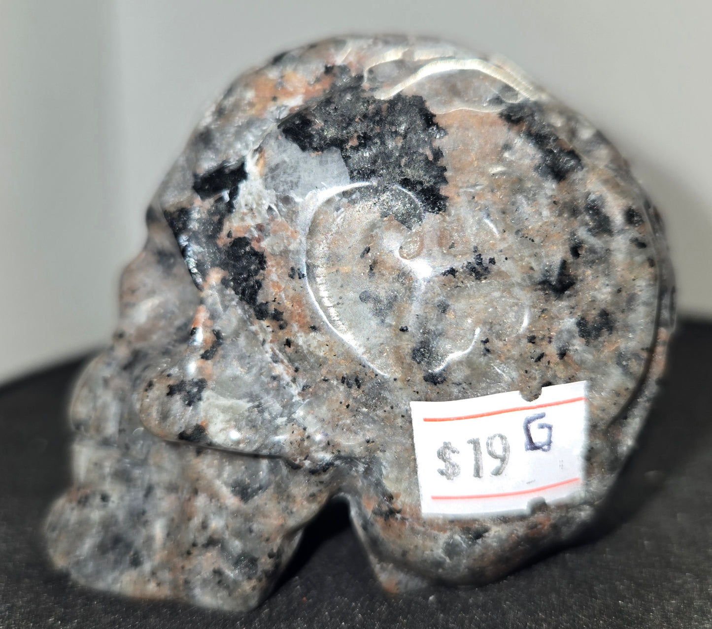 Yooperlite Skull with Design G (Uv Reactive)