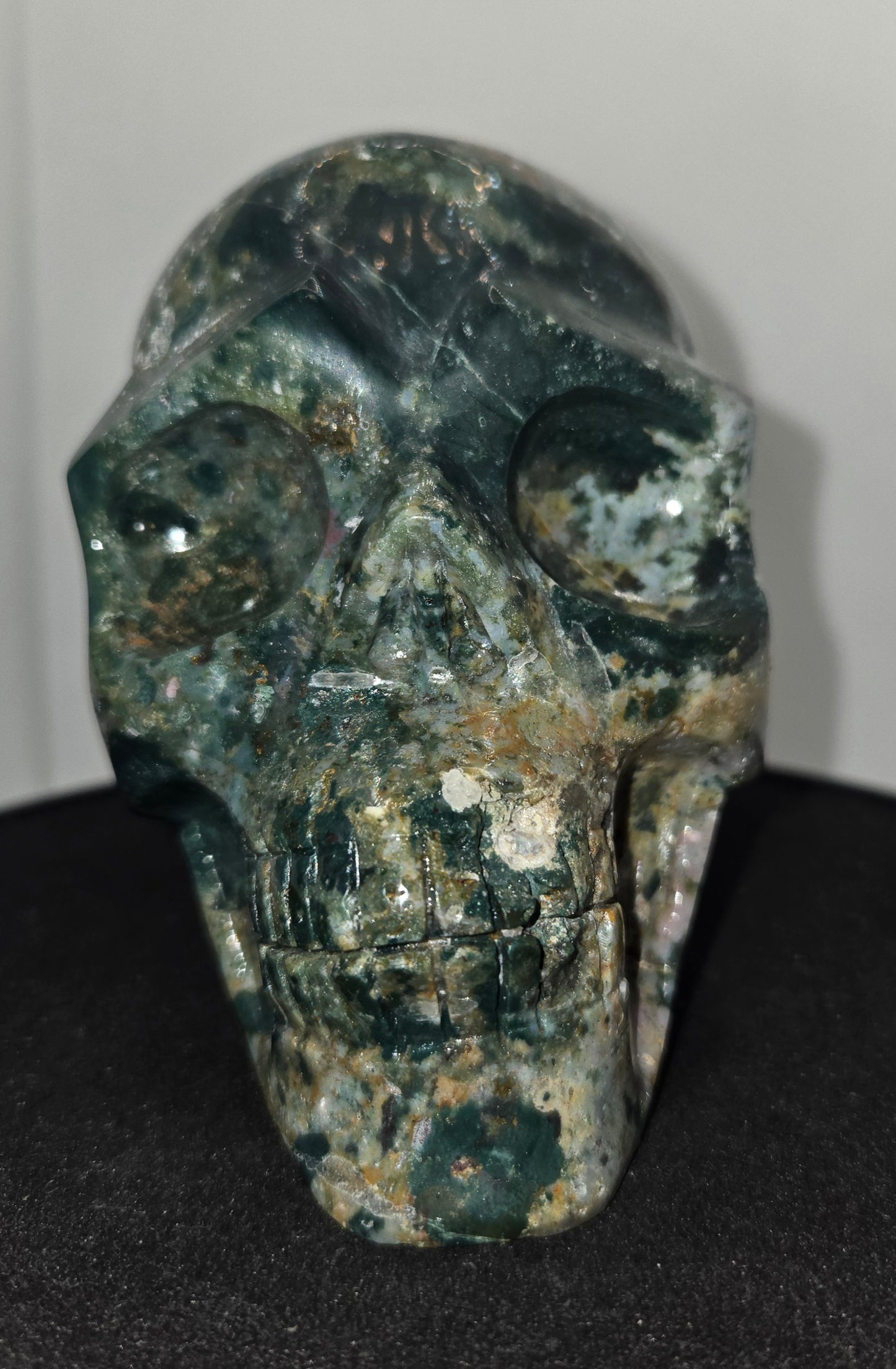 Ocean Jasper Skull