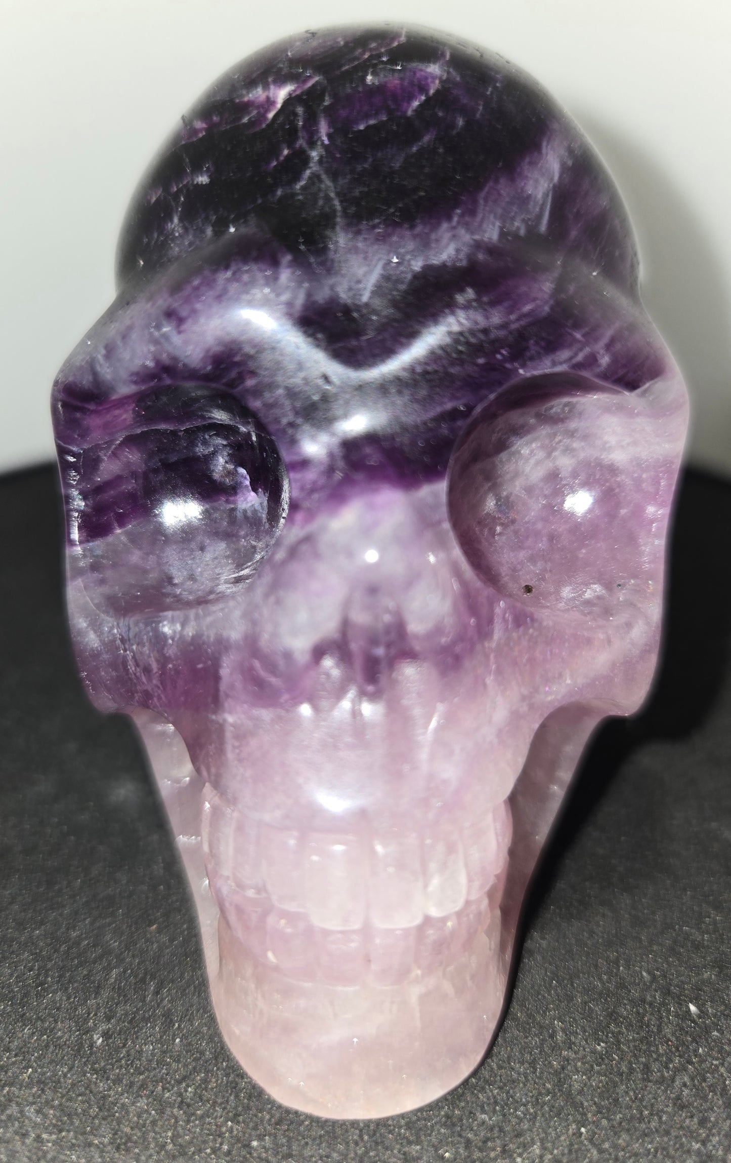 Purple Fluorite Skull G