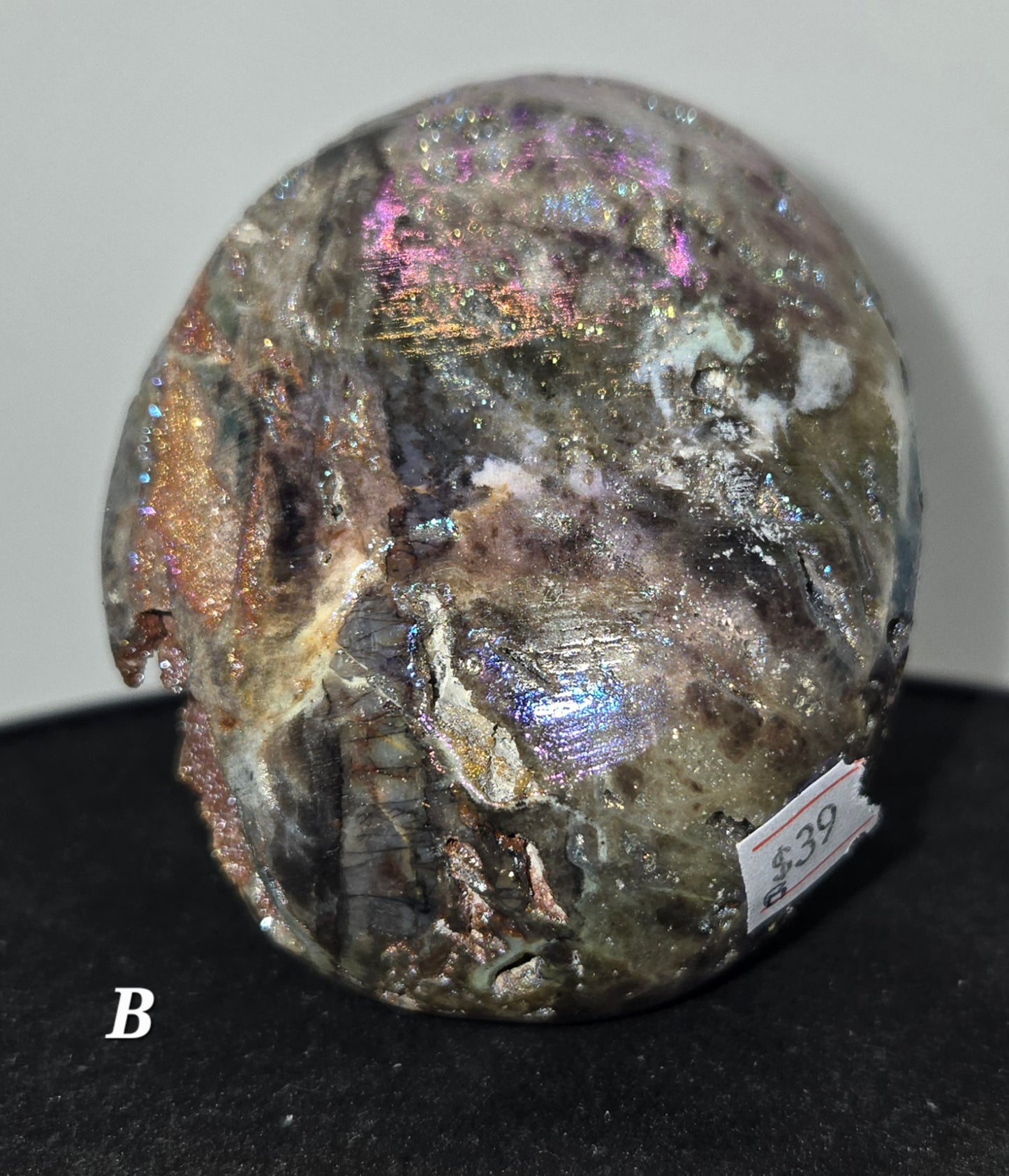 Aura Coated Sphalerite Skull B