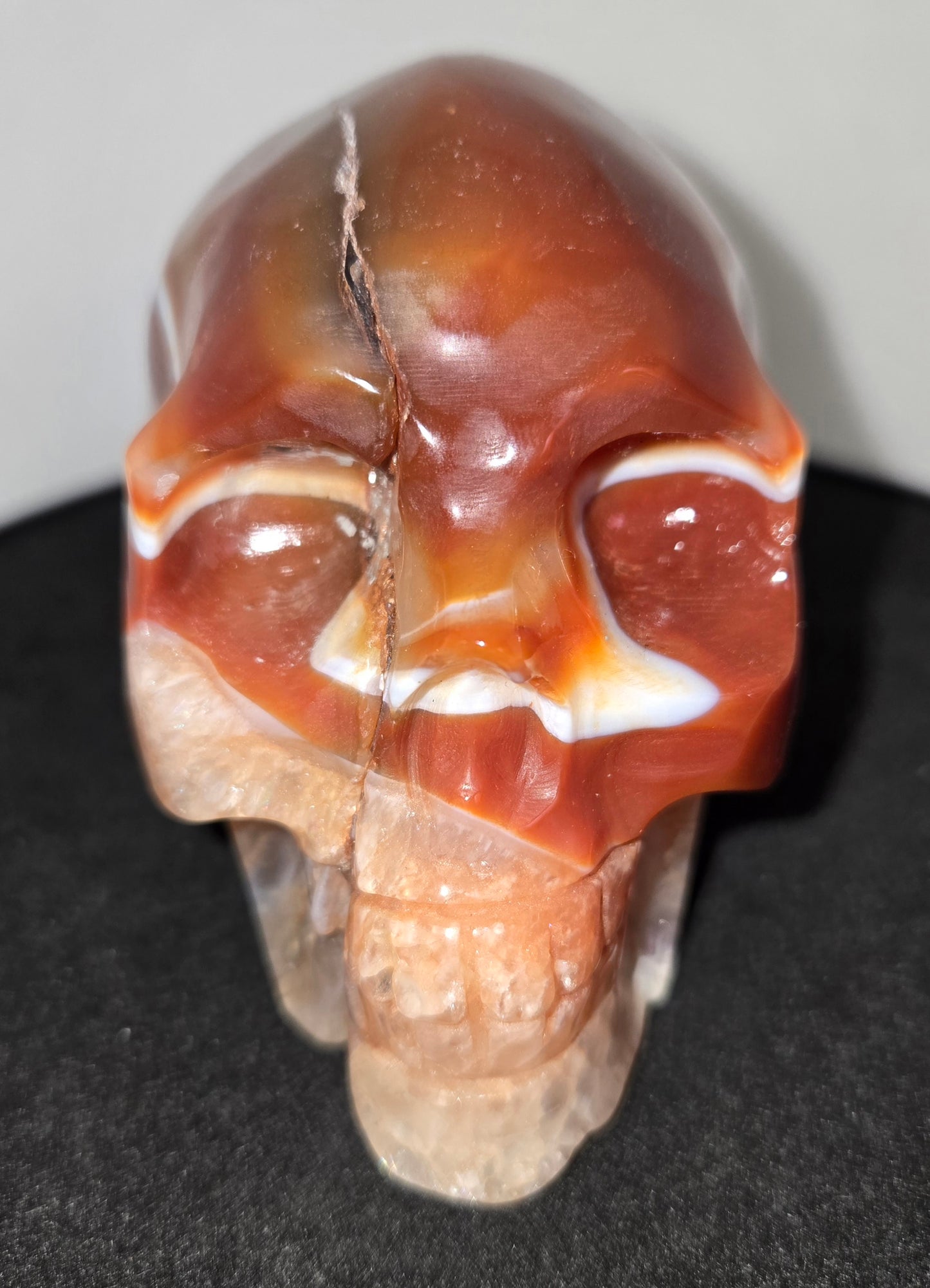 Carnelian Skull