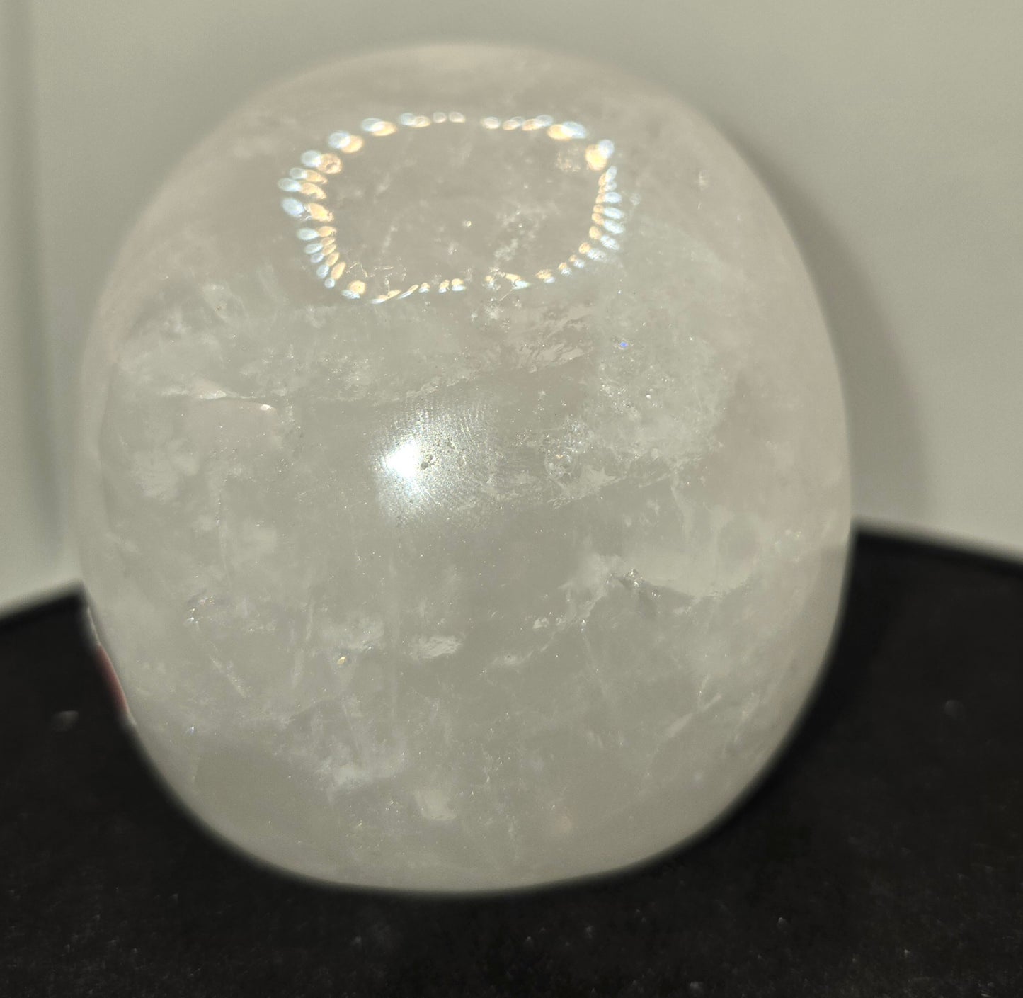 Quartz Skull with Rainbows